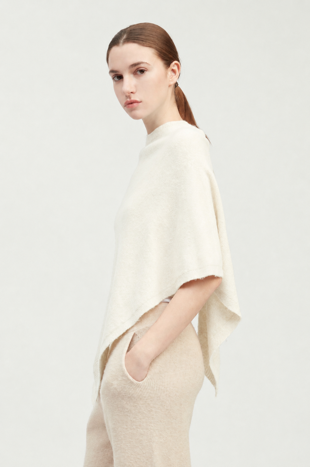 Elure Crew Neck Poncho
