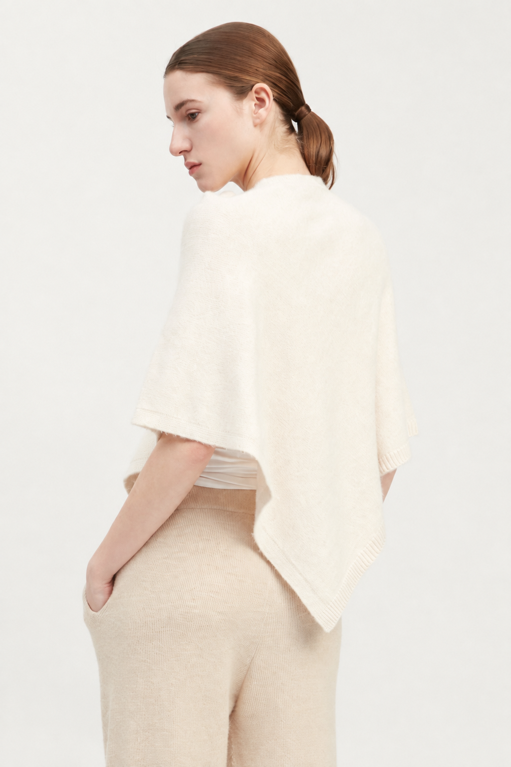 Elure Crew Neck Poncho