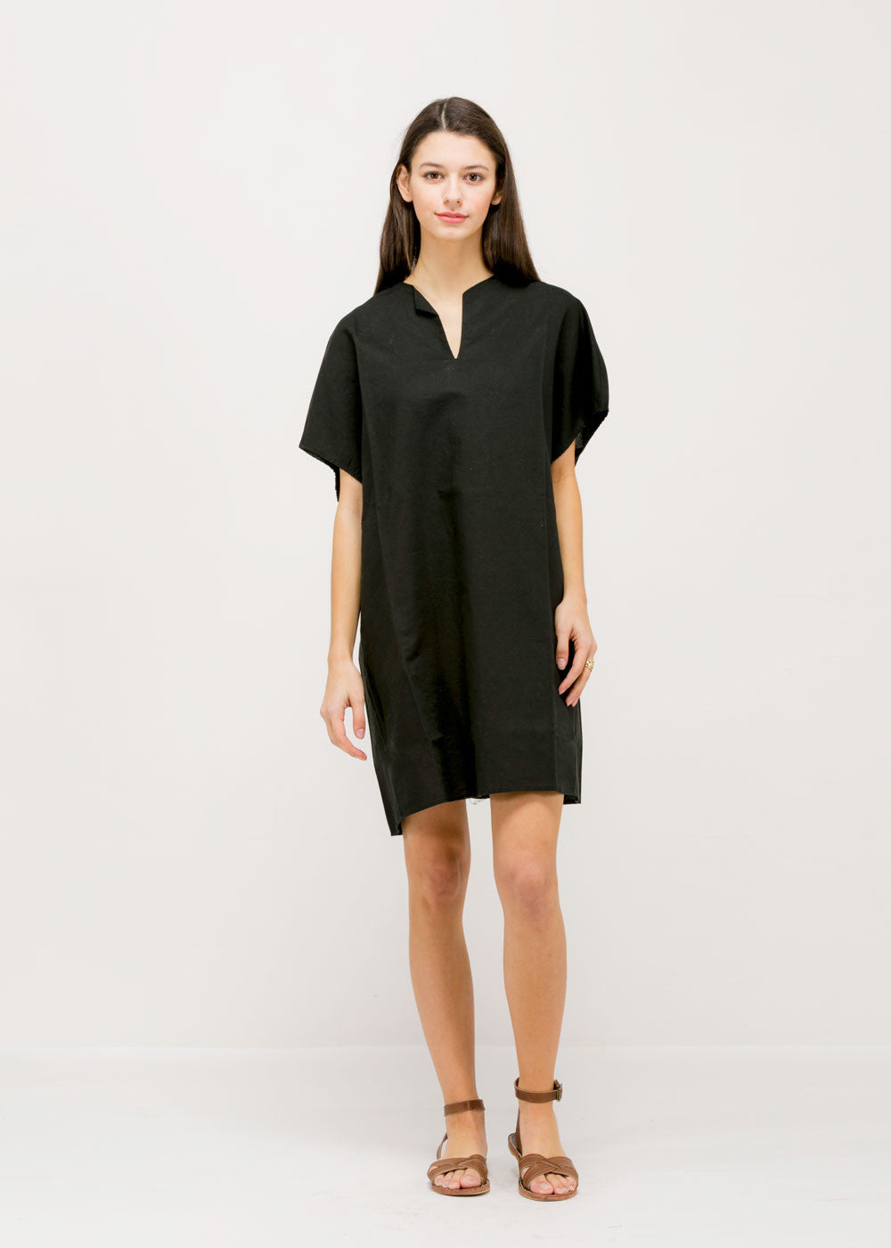 linen tent dress SYBIL Linen Mini Tent Dress 3XL
