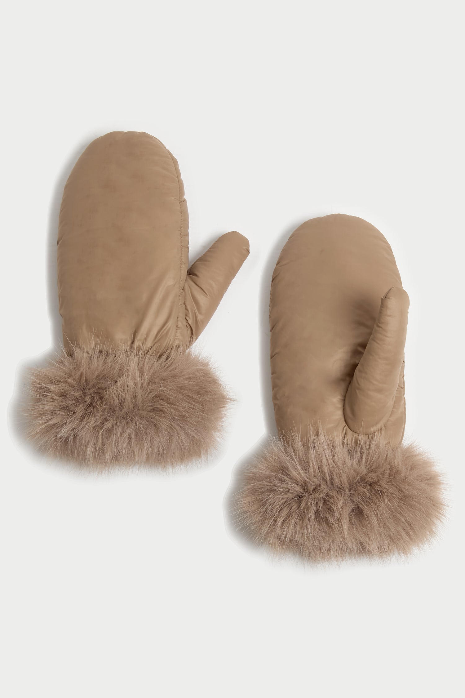Satin Finish Puffer Mittens