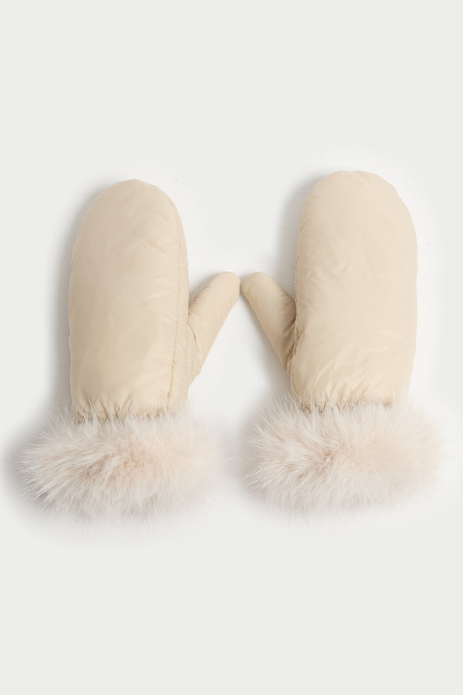 Satin Finish Puffer Mittens