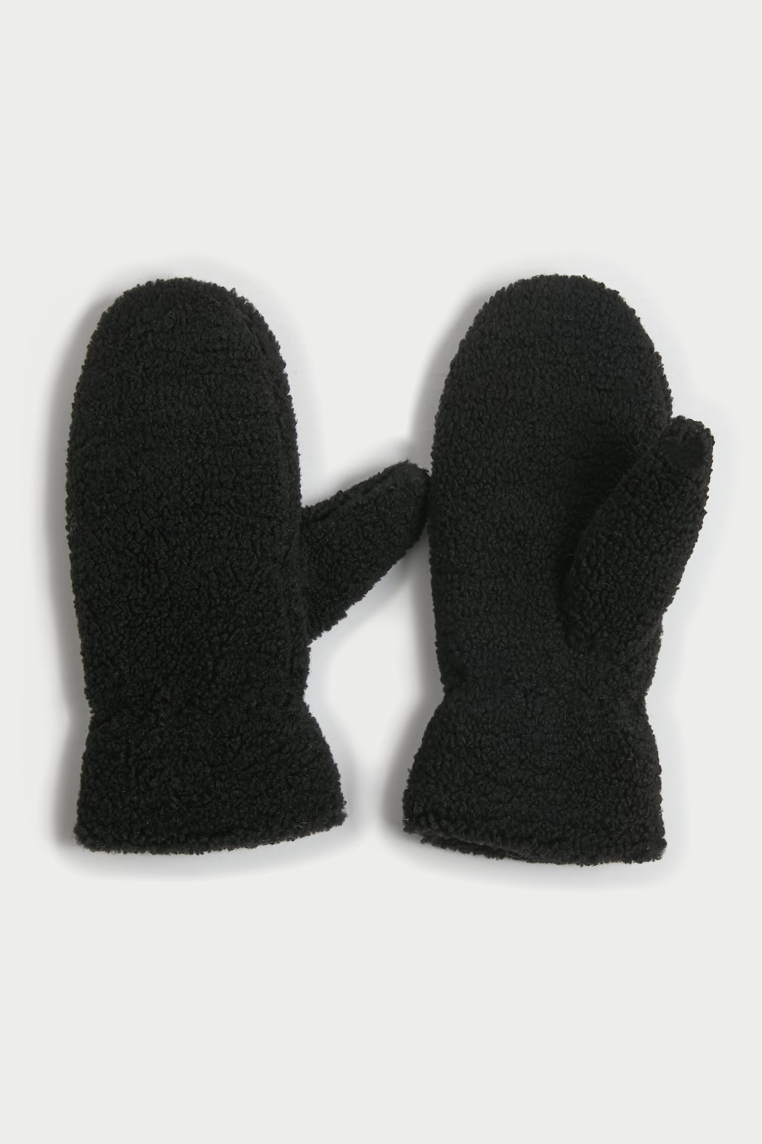 Sherpa Teddy Mittens