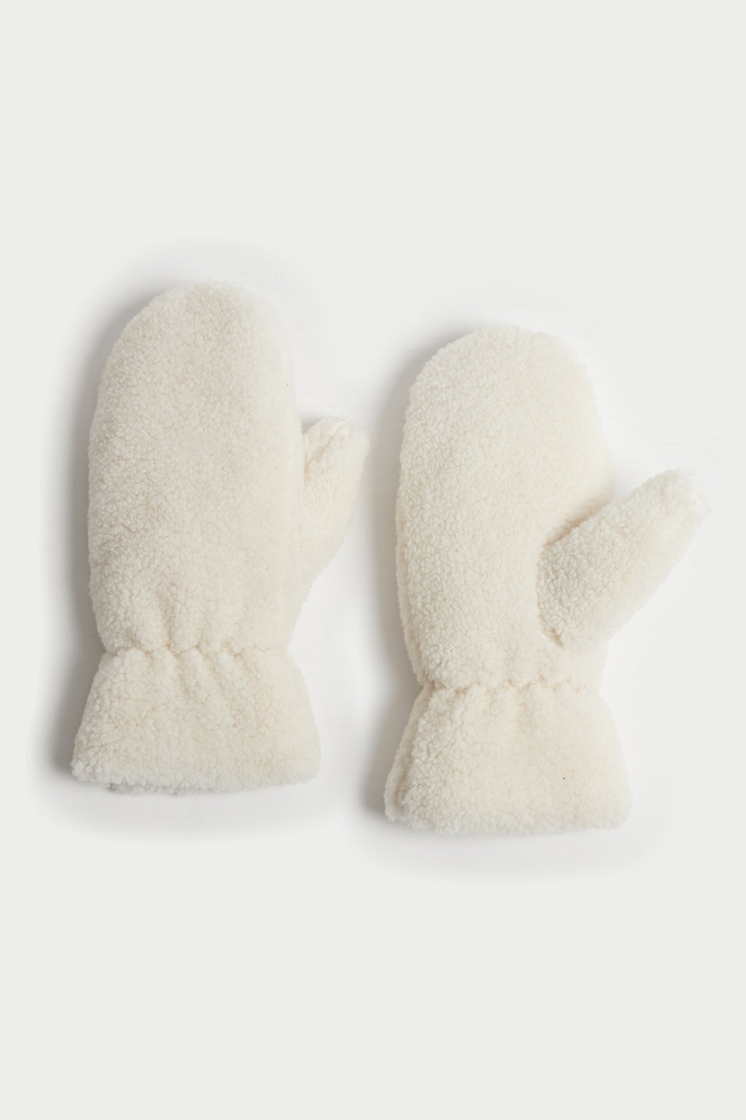 Sherpa Teddy Mittens