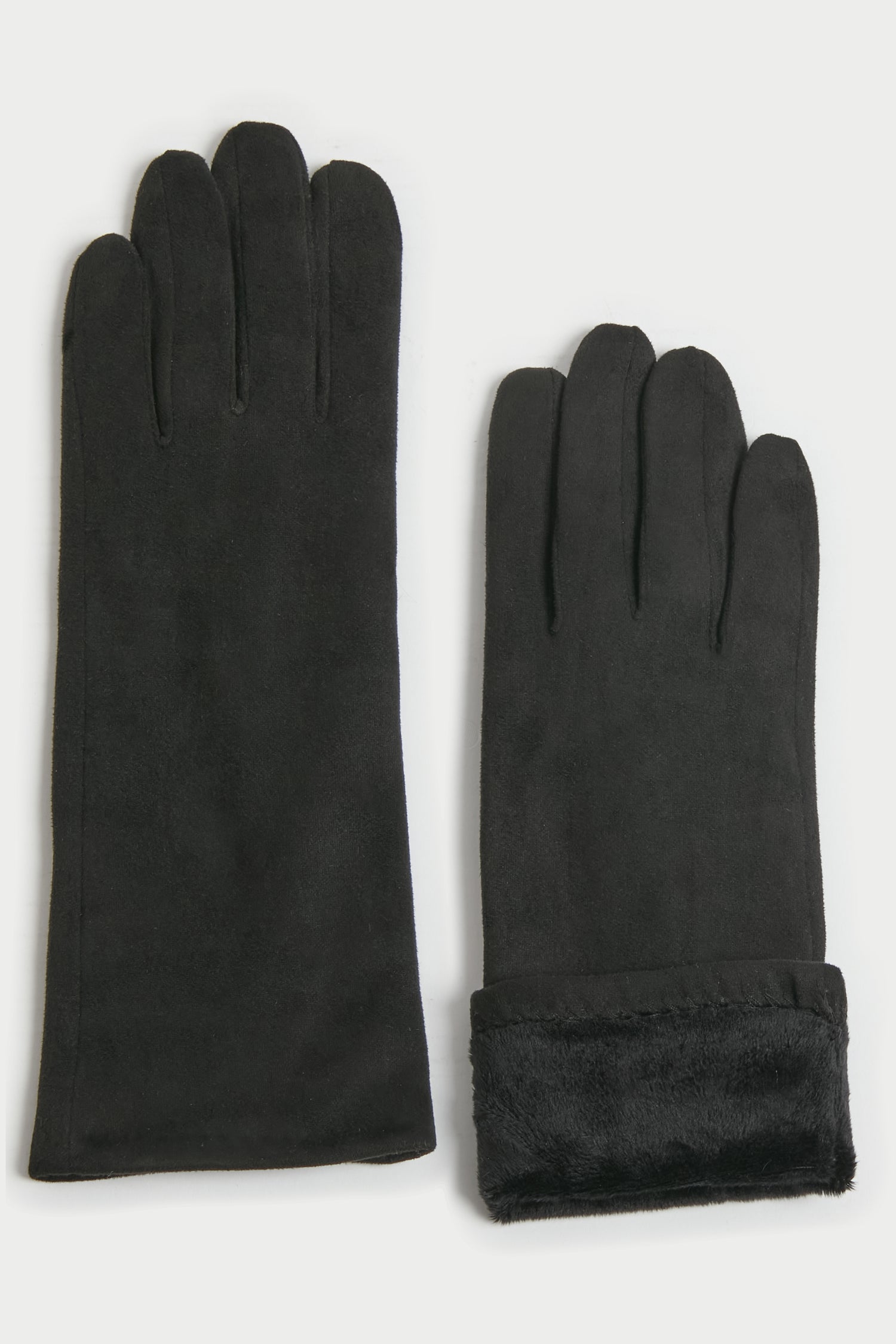 Basic Suede Midi Gloves