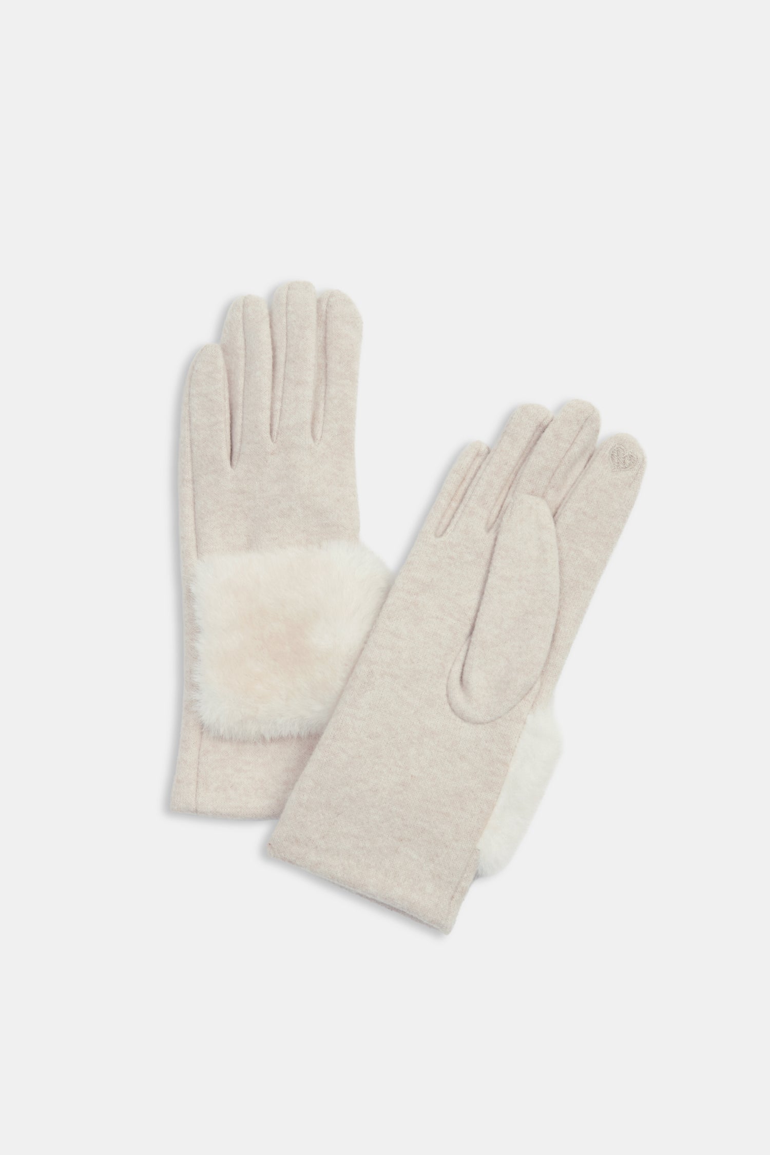 Chic Fur Trim Gloves