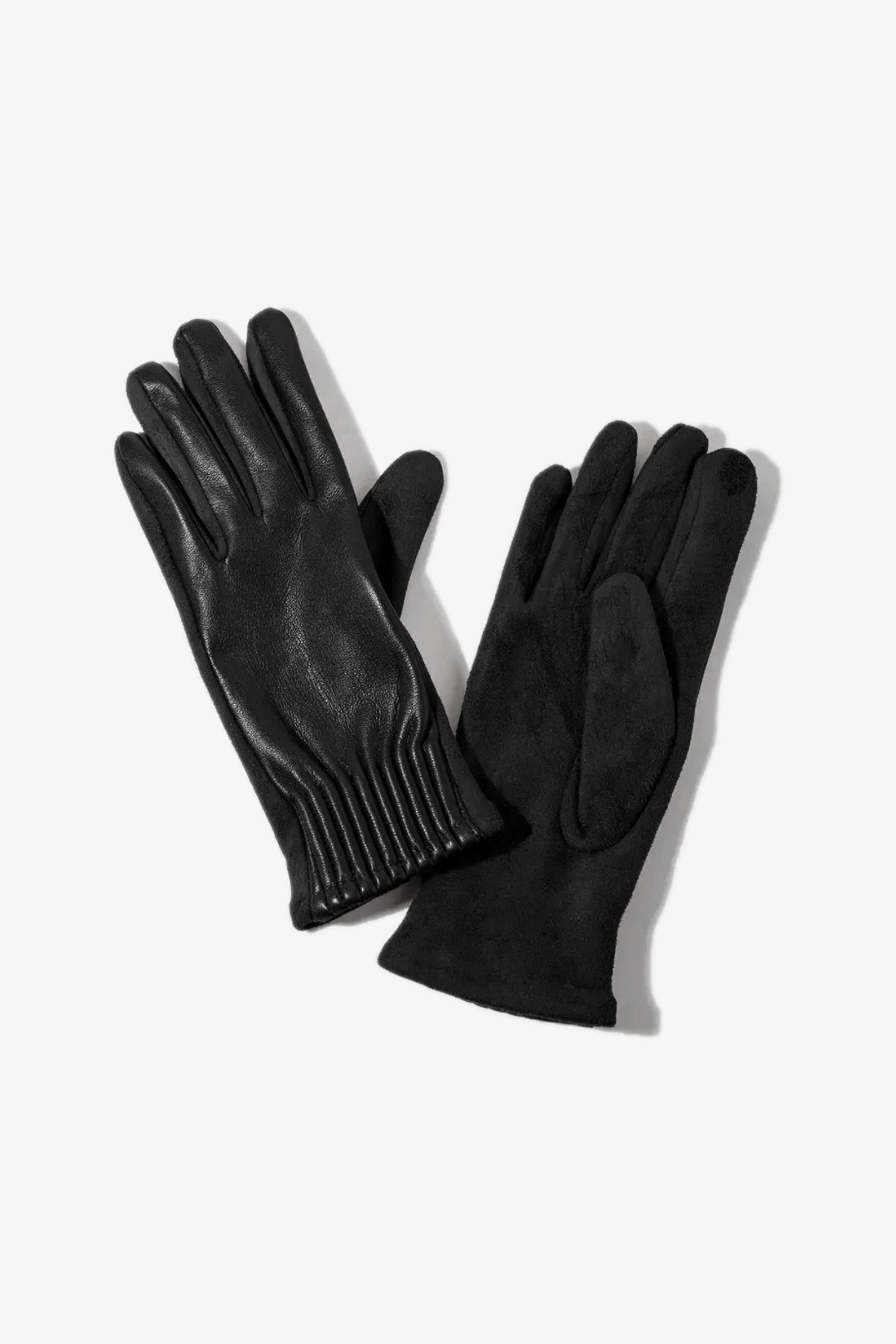 Shirred Mixed Gloves