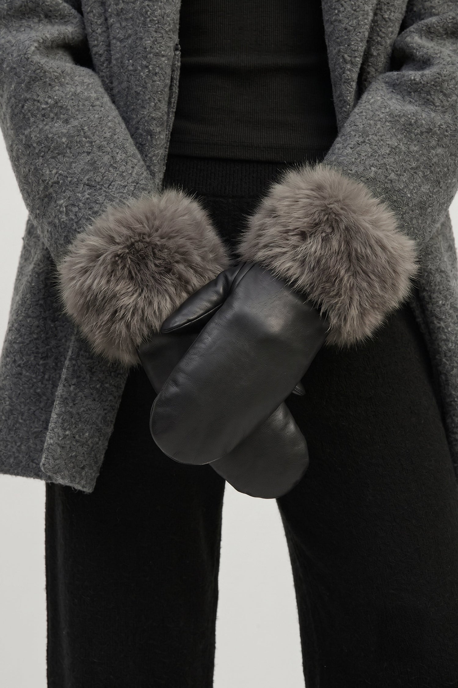 Luxe Fur Cuff Mittens