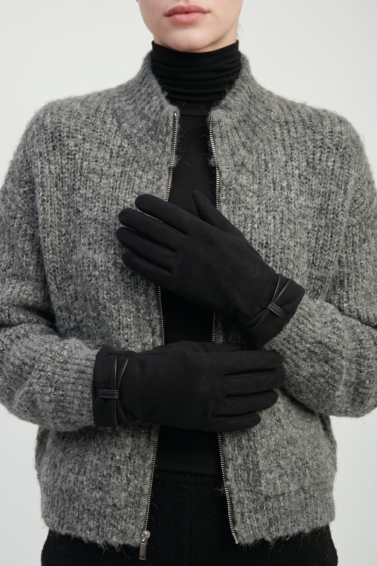 Bow Tie Cuff Gloves