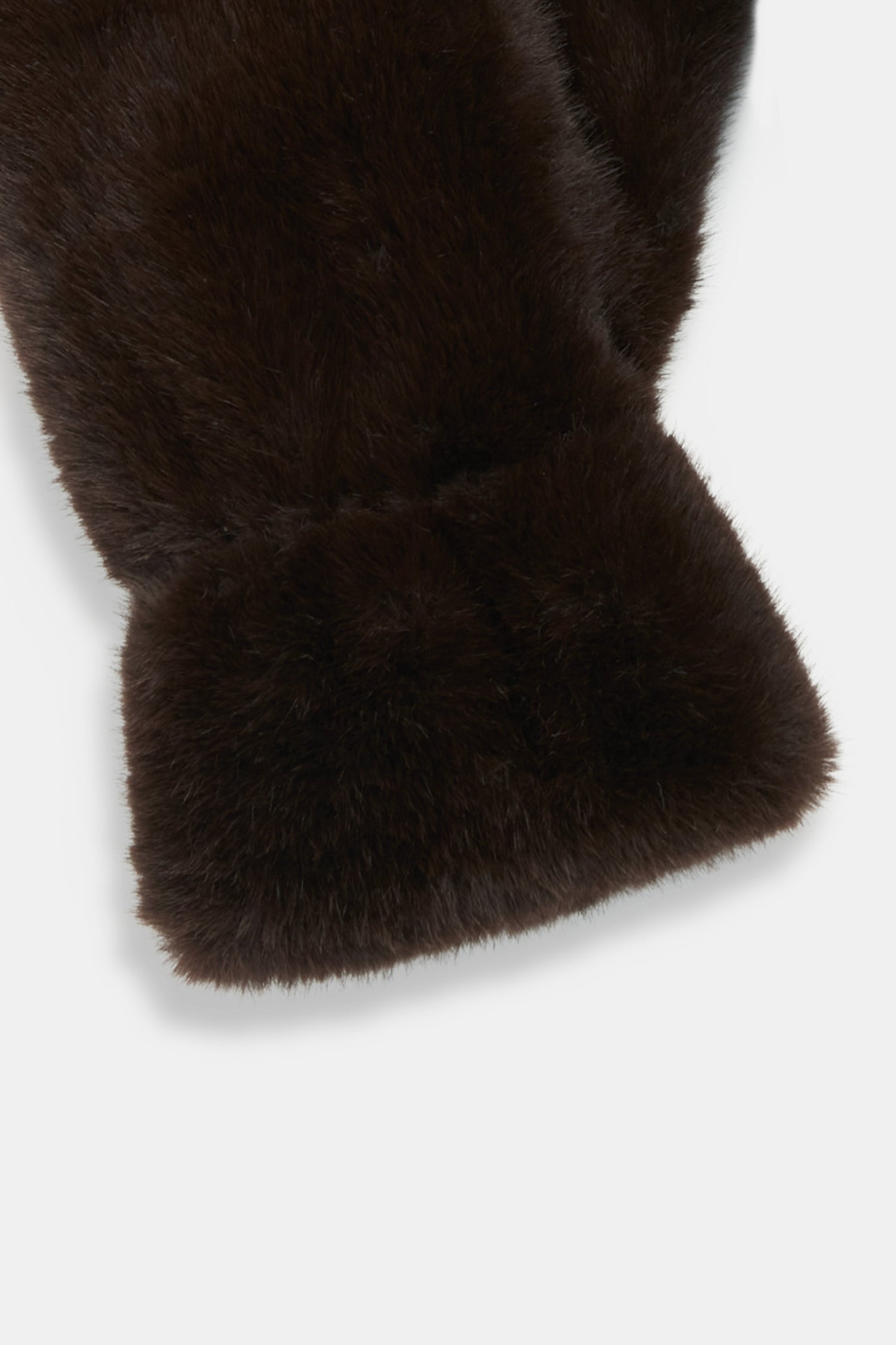 Plush Faux Fur Mittens