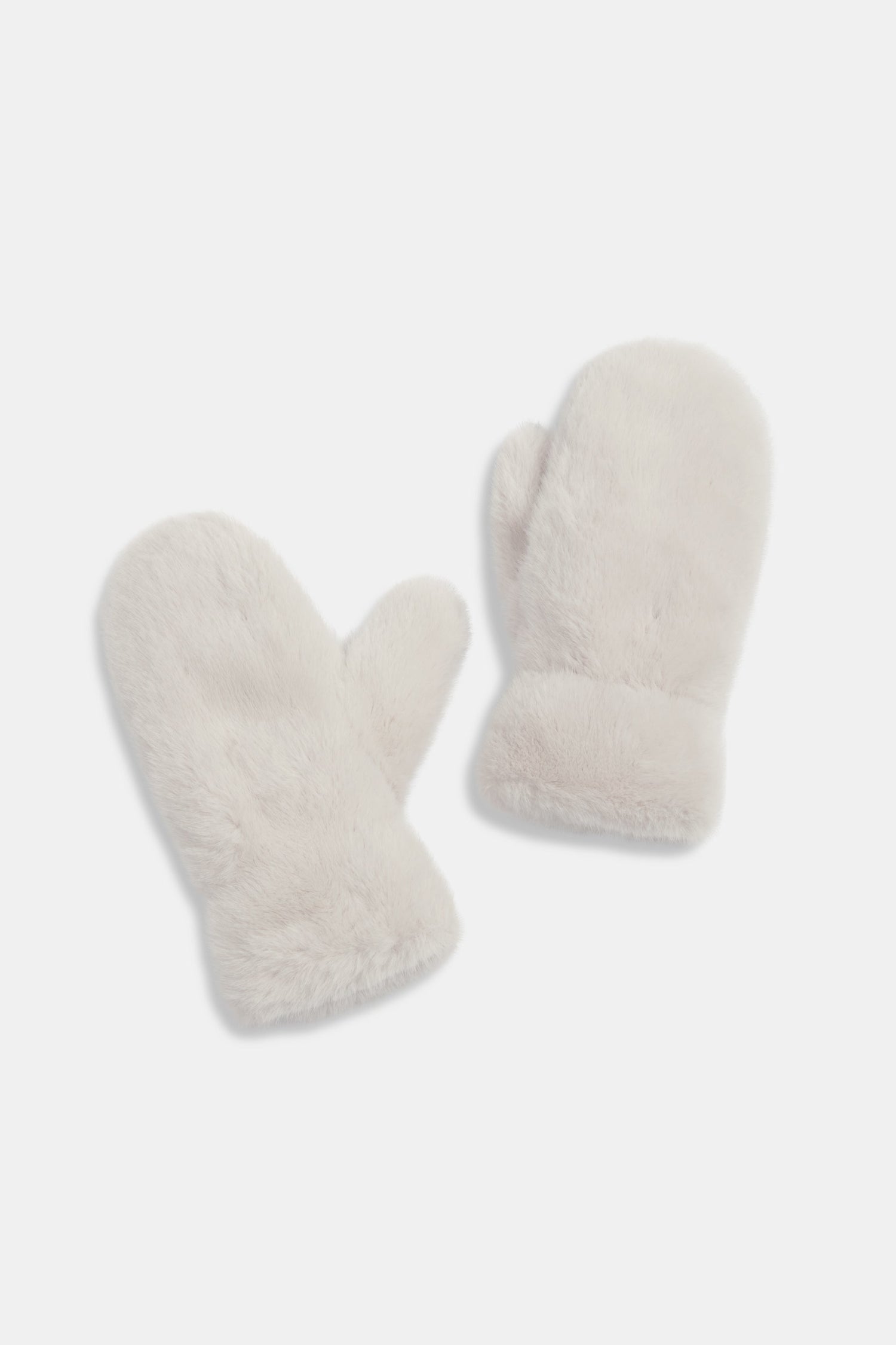 Plush Faux Fur Mittens