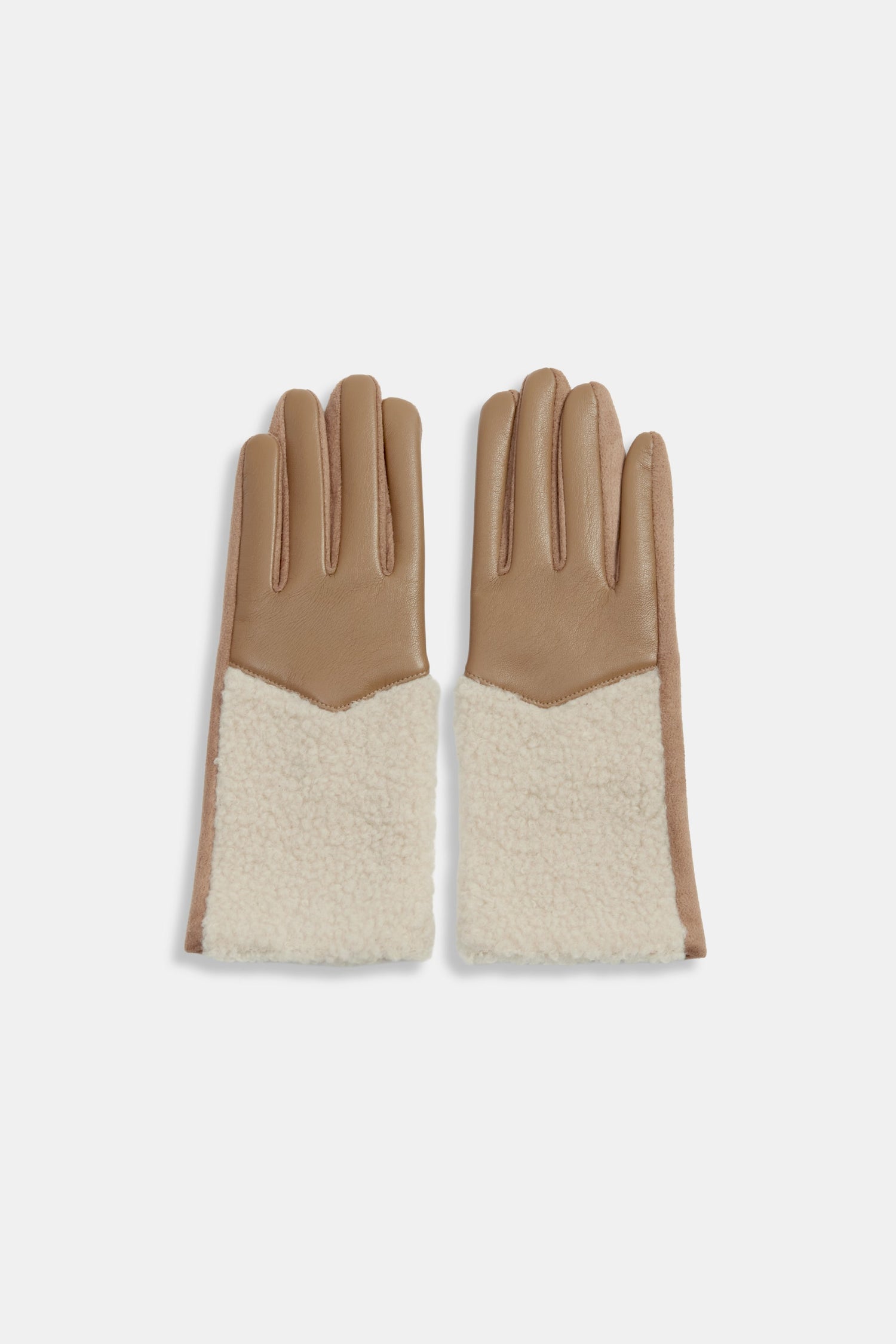 Shearling Cuff Gloves
