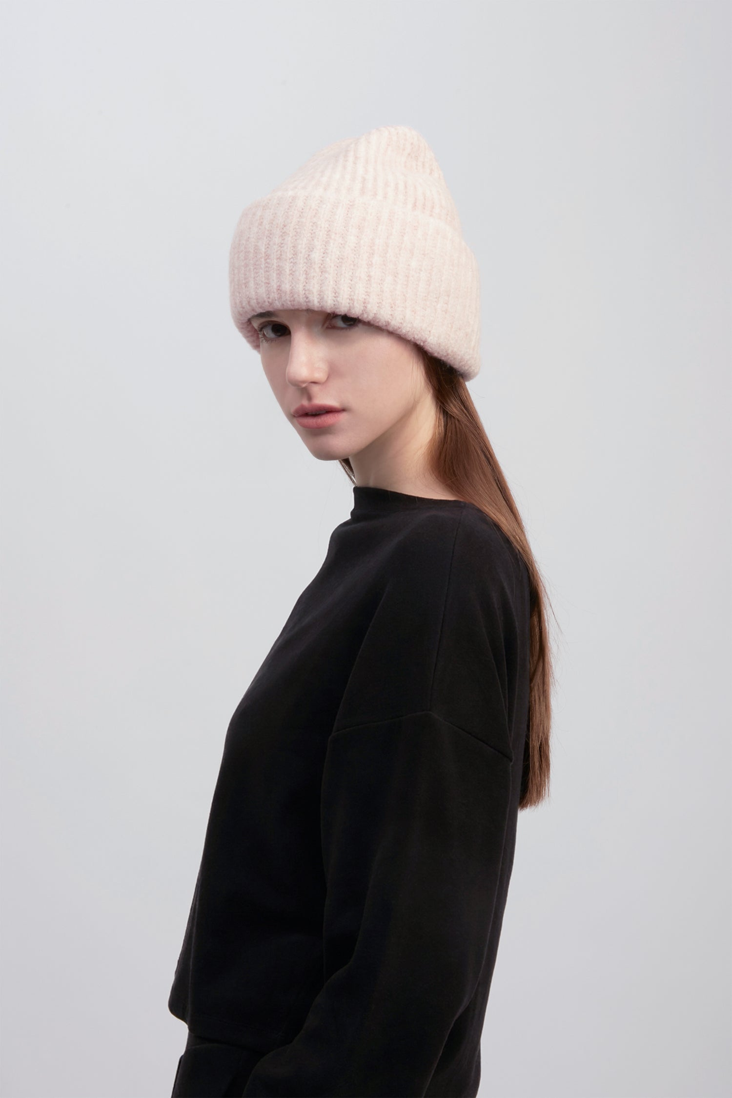 Wide Cuff Fluffy Beanie