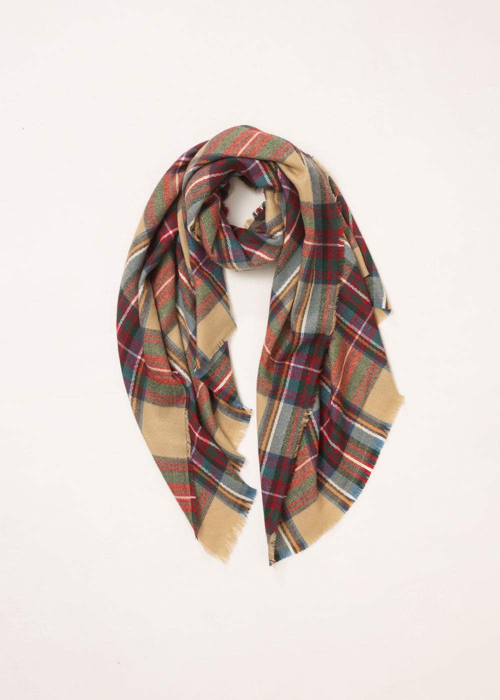 Plaid Blanket Scarf