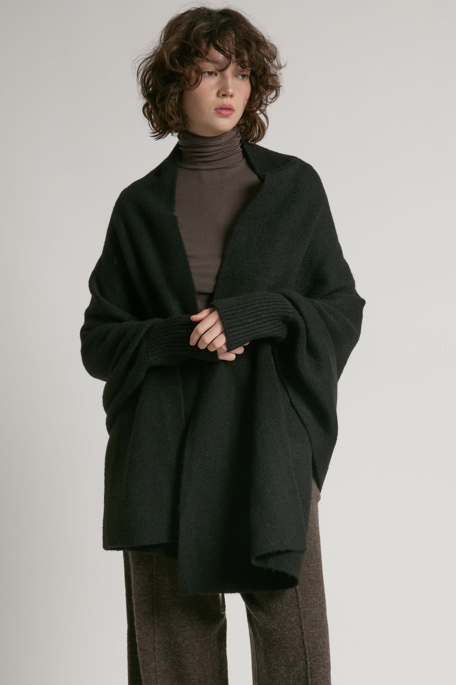 Pocket Shrug Cape Cardigan