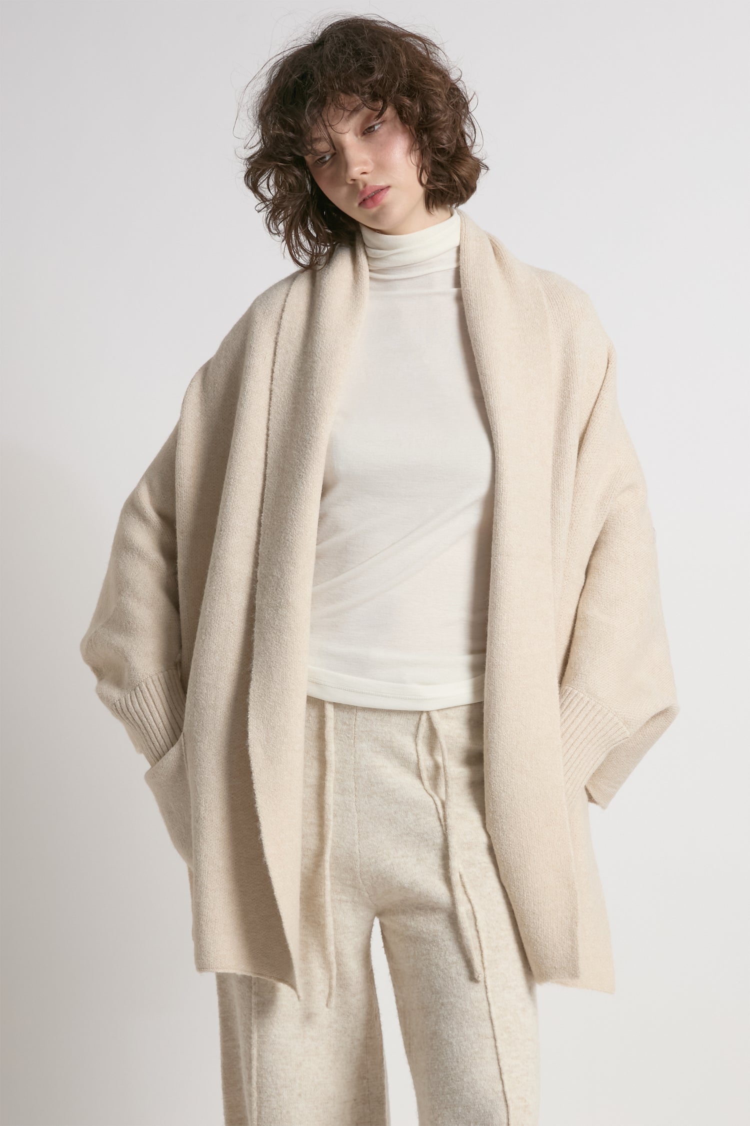 Pocket Shrug Cape Cardigan