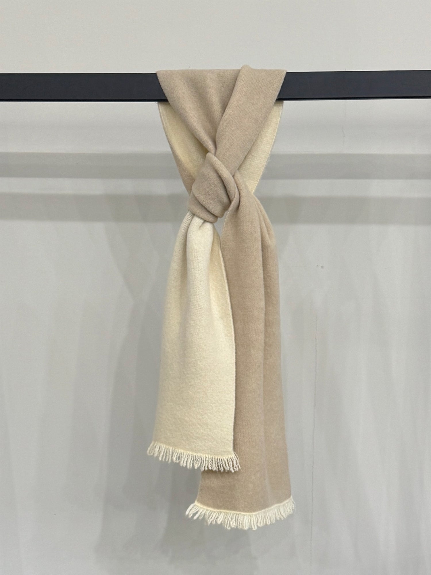 Wool Blend Reversible Scarf