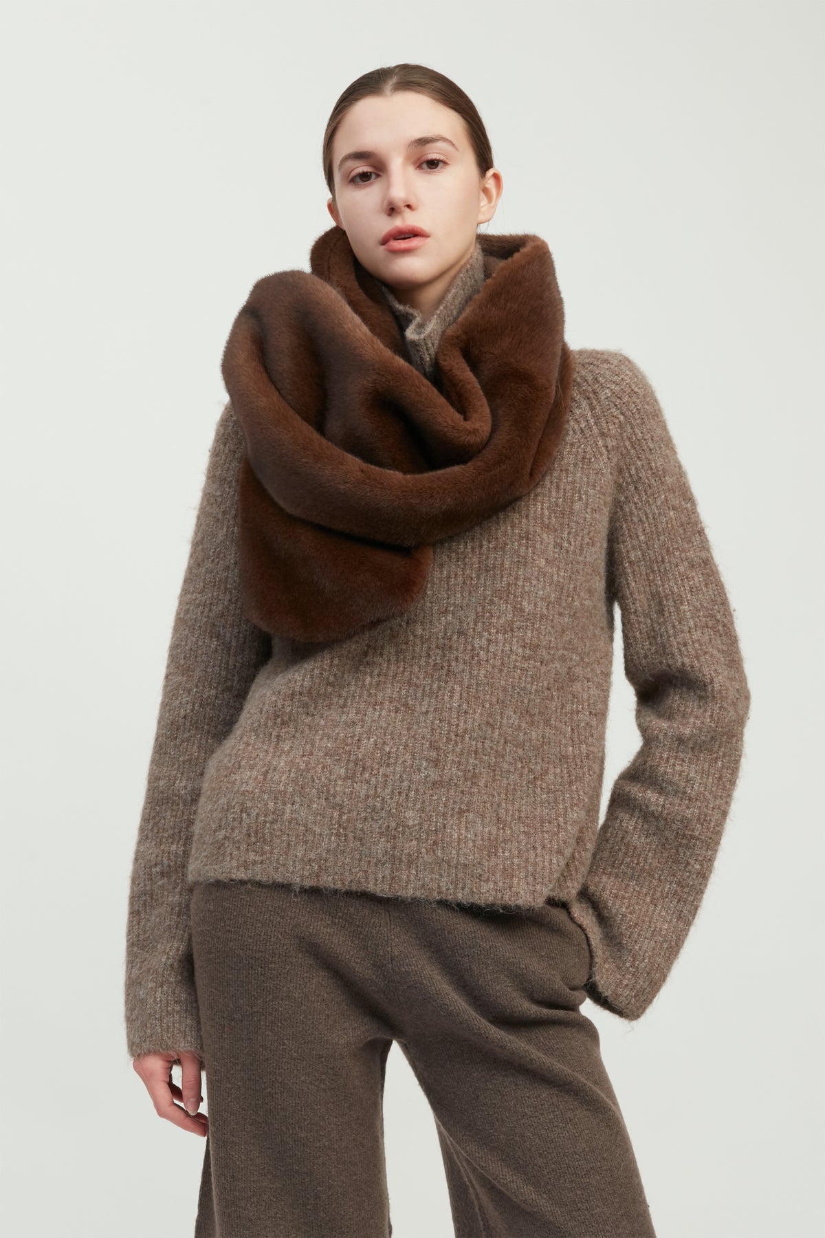 Luxe Faux Fur Pocket Wrap