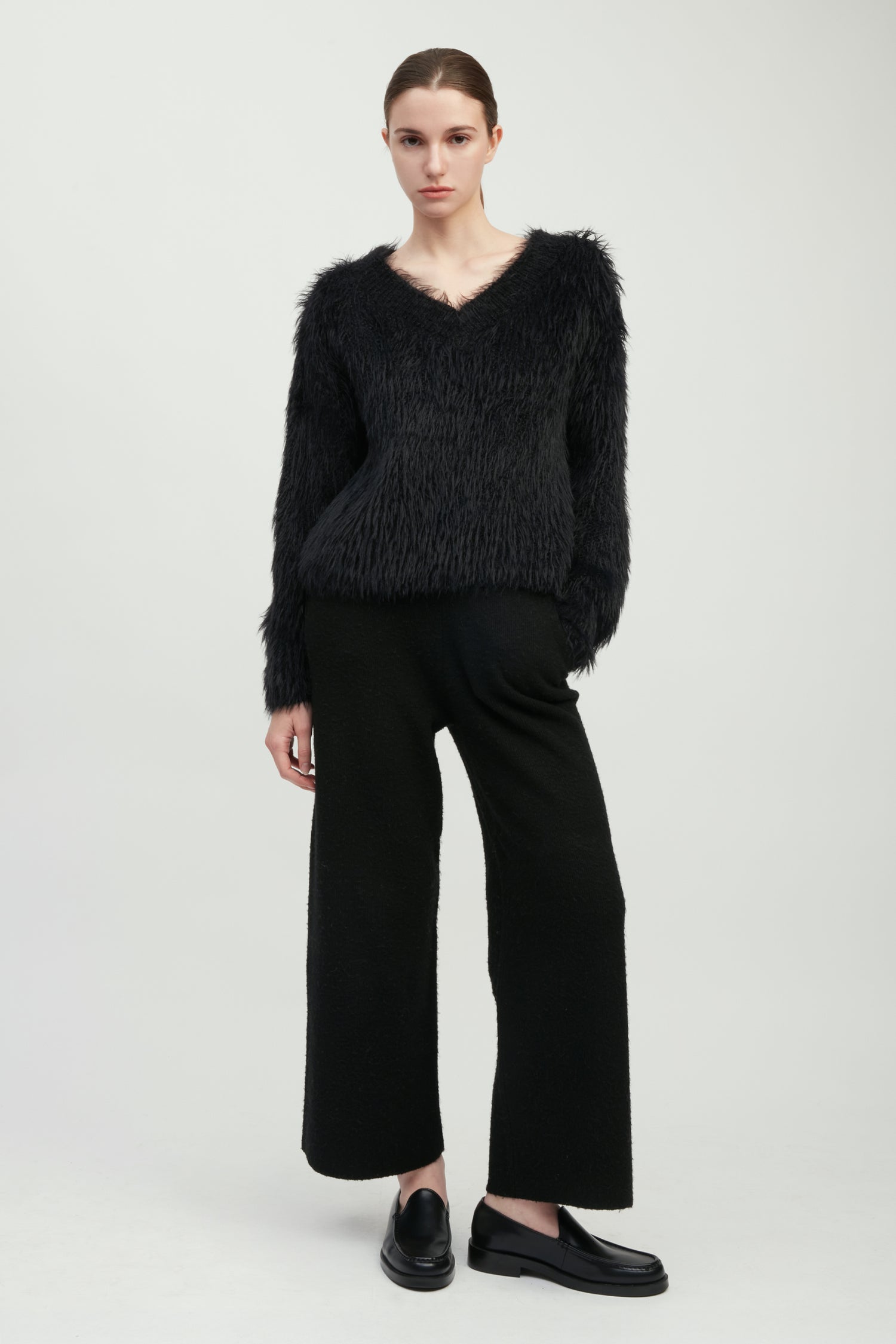 Fuzzy Eyelash Sweater