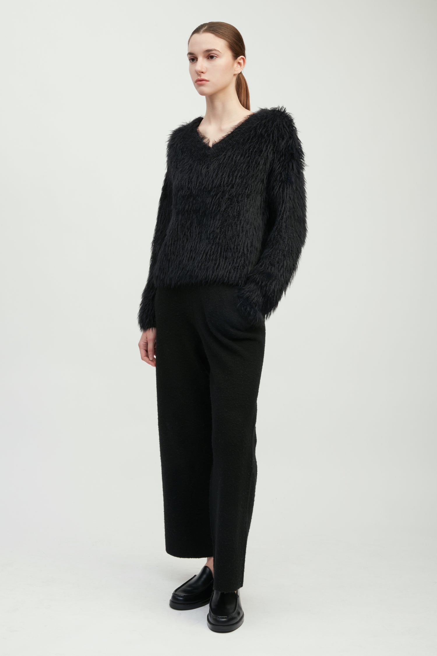 Fuzzy Eyelash Sweater