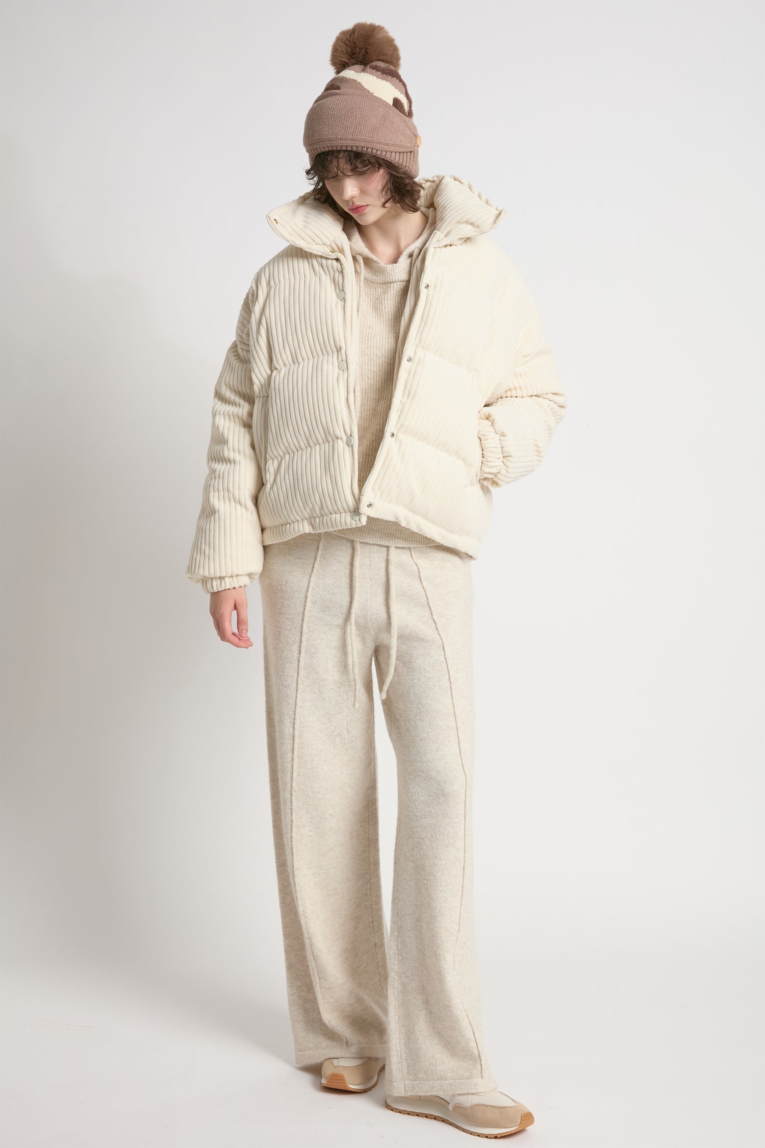 Corduroy Puffer Jacket