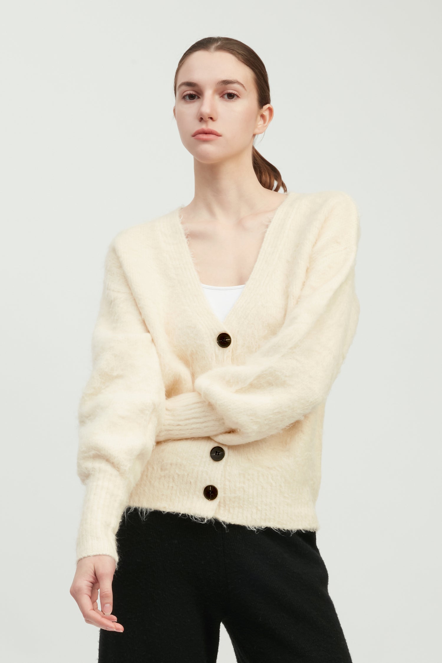 Shaggy Fur Cardigan