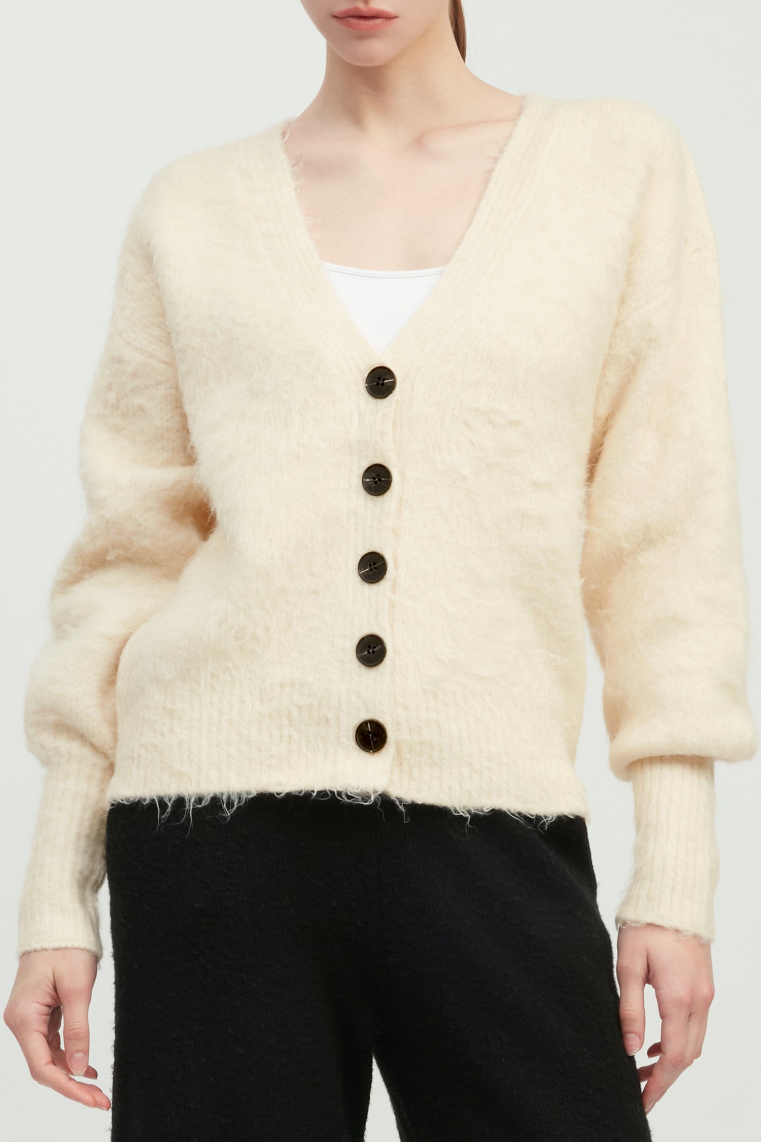 Shaggy Fur Cardigan