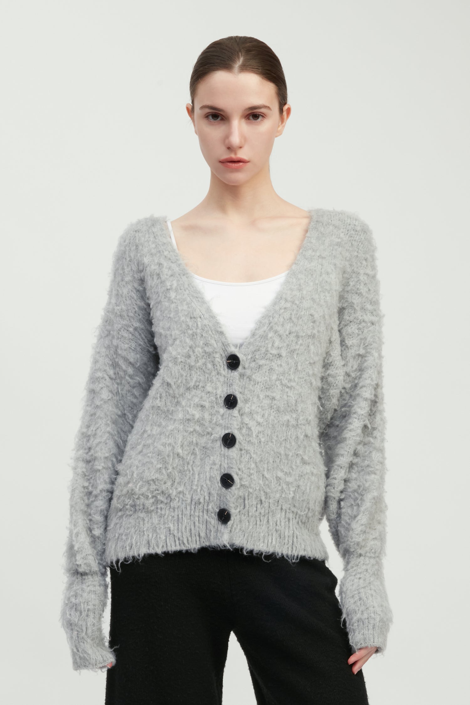 Shaggy Fur Cardigan
