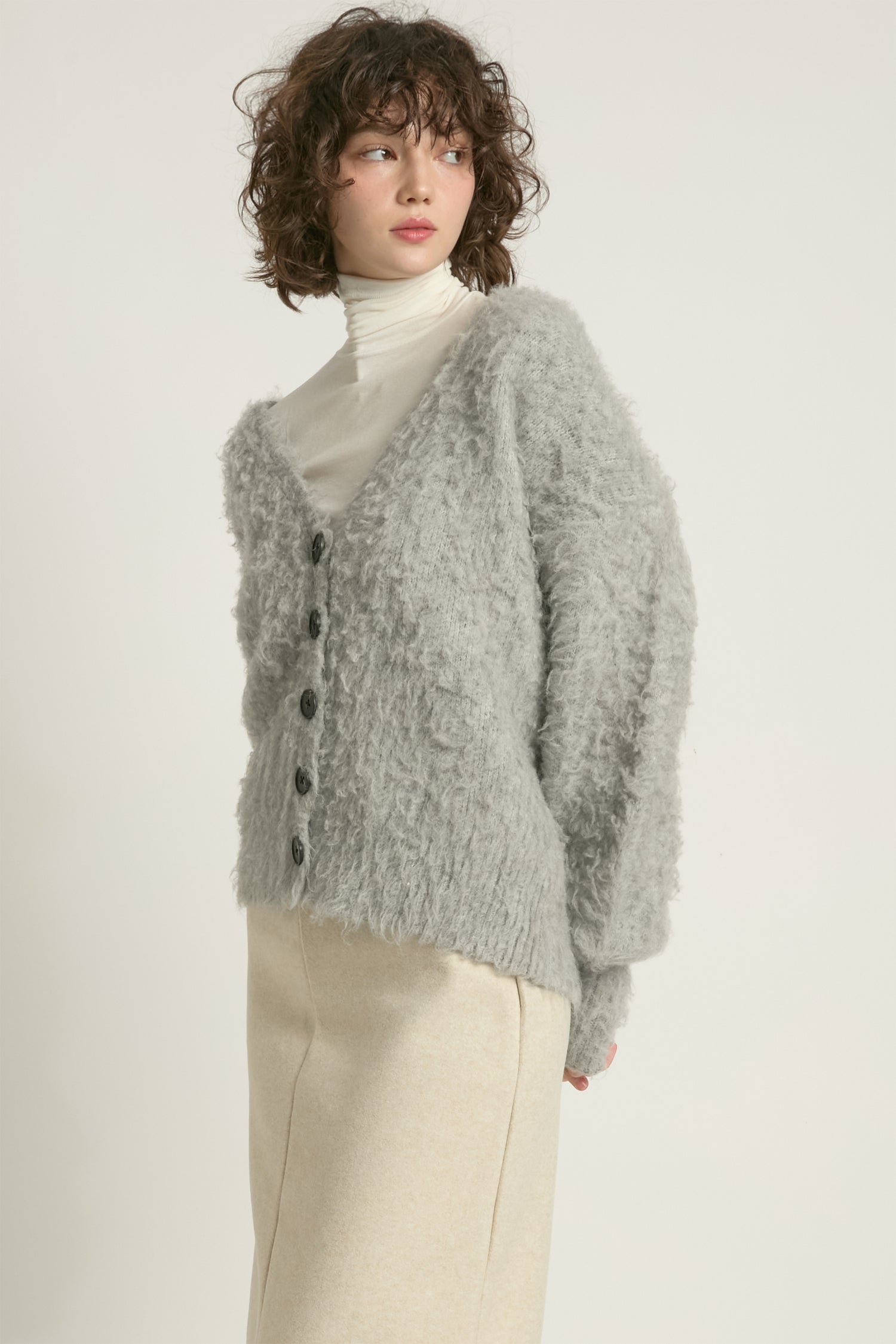 Shaggy Fur Cardigan