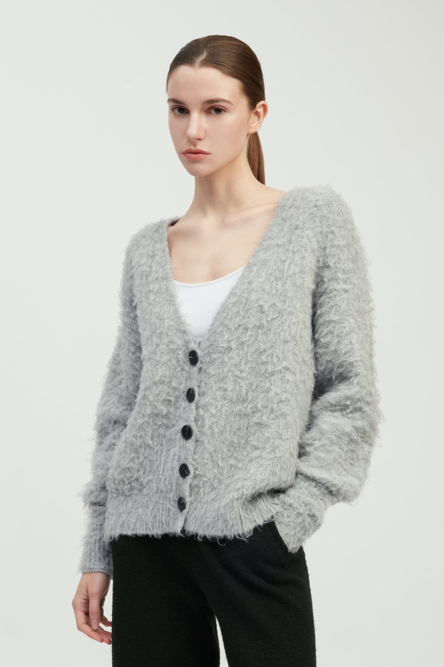Shaggy Fur Cardigan