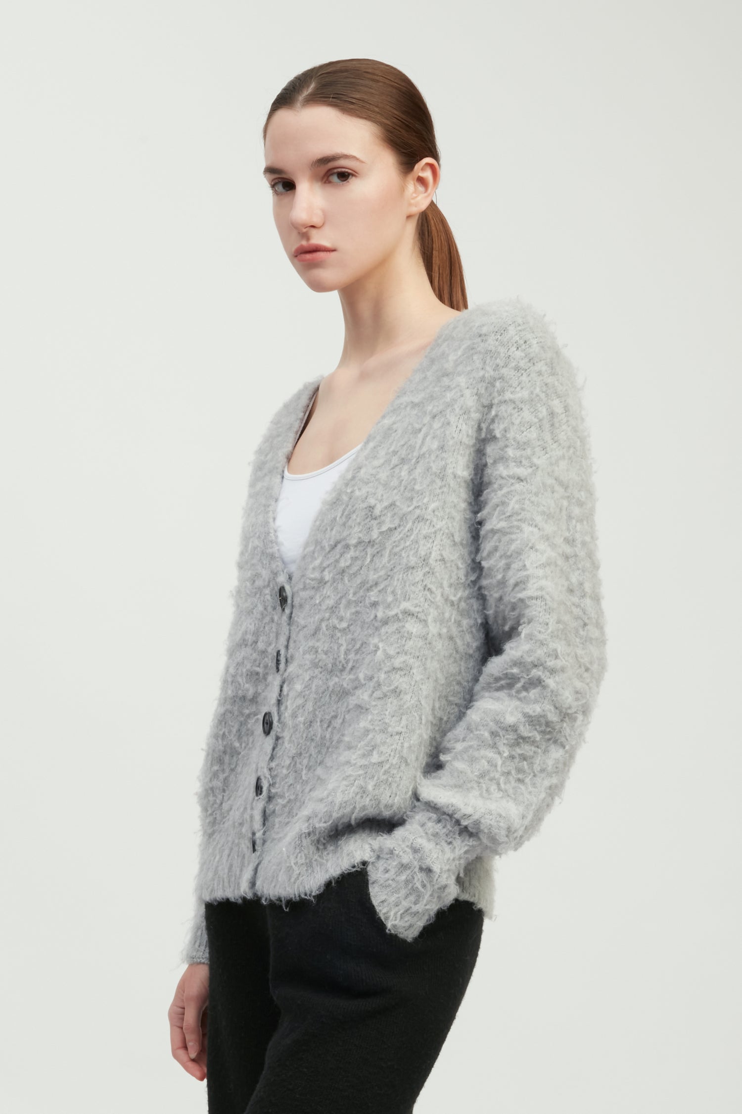 Shaggy Fur Cardigan