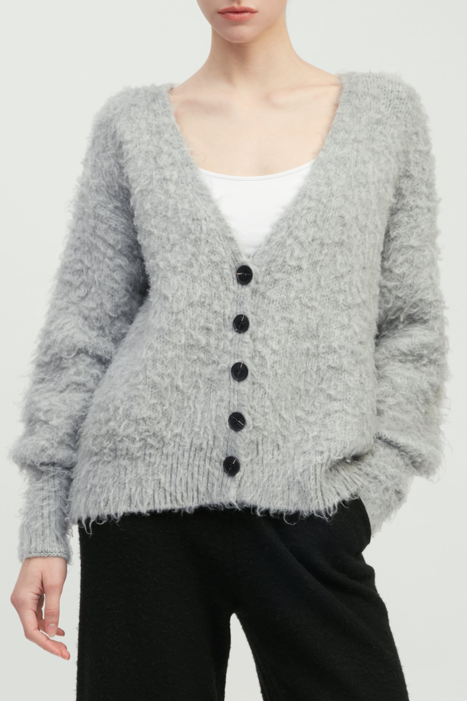 Shaggy Fur Cardigan