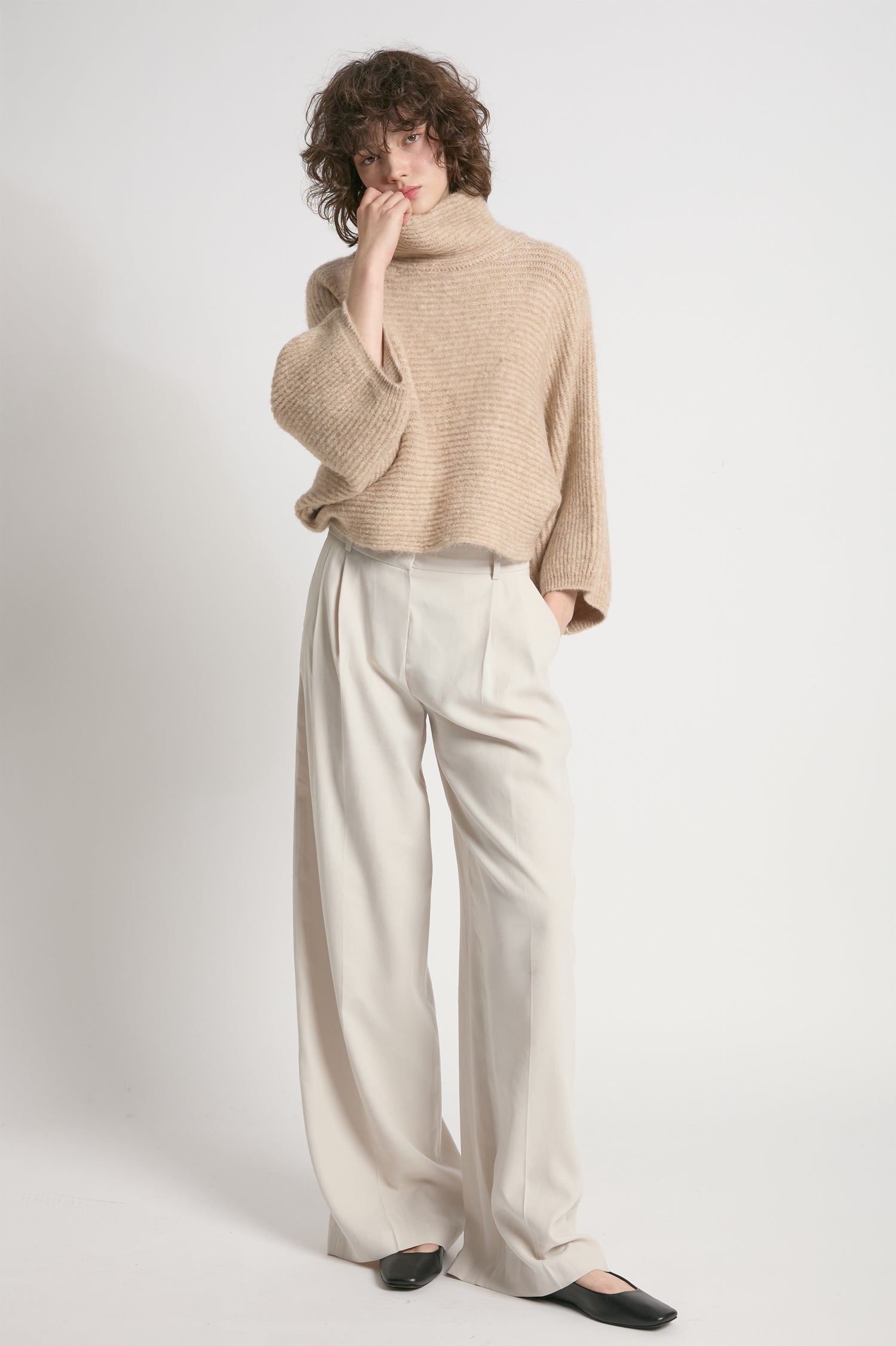 Crop Cocoon Sweater