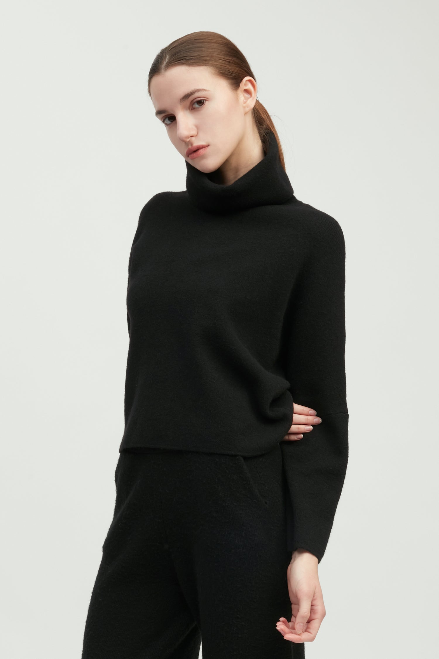 Dolman Funnelneck Pullover