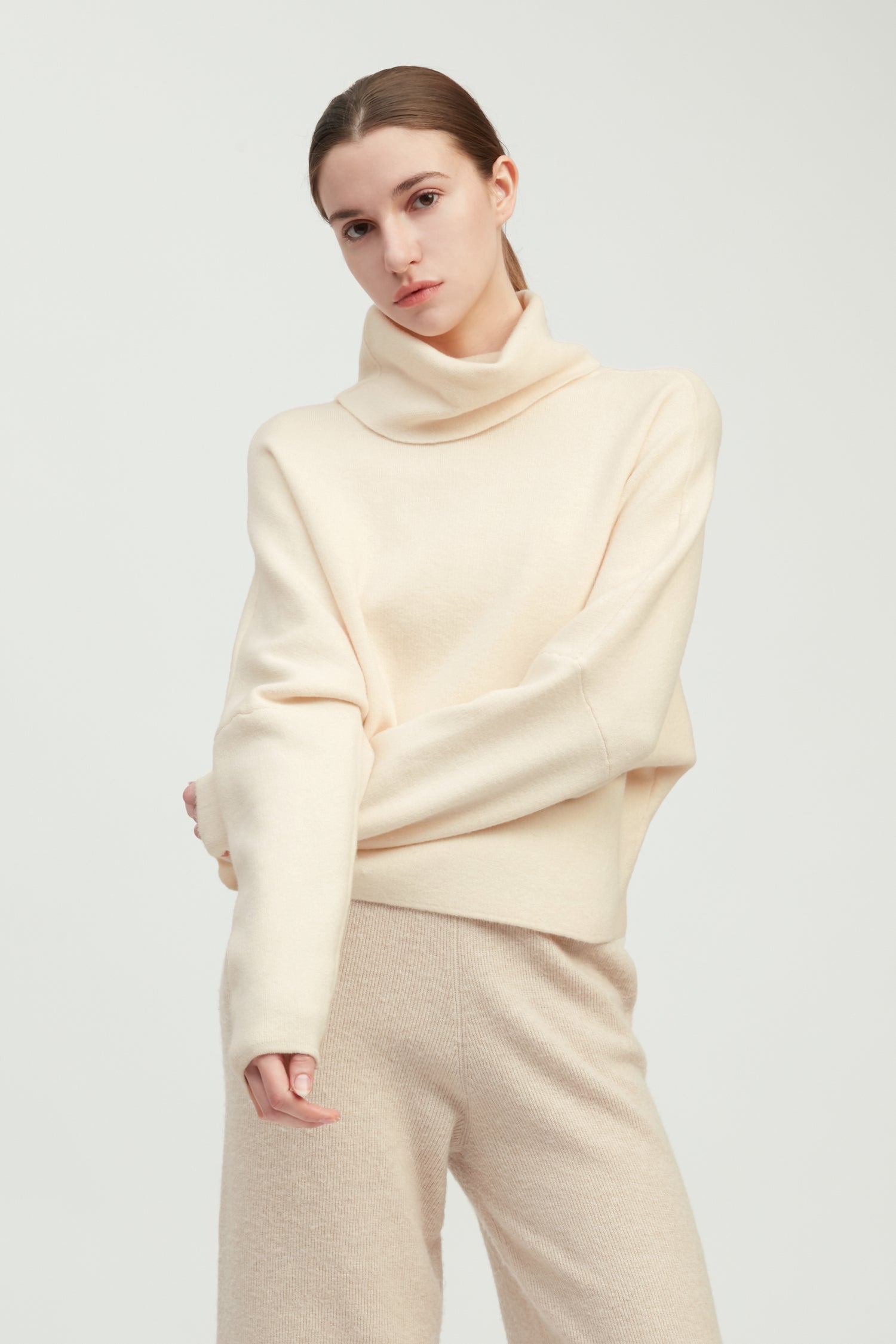Dolman Funnelneck Pullover