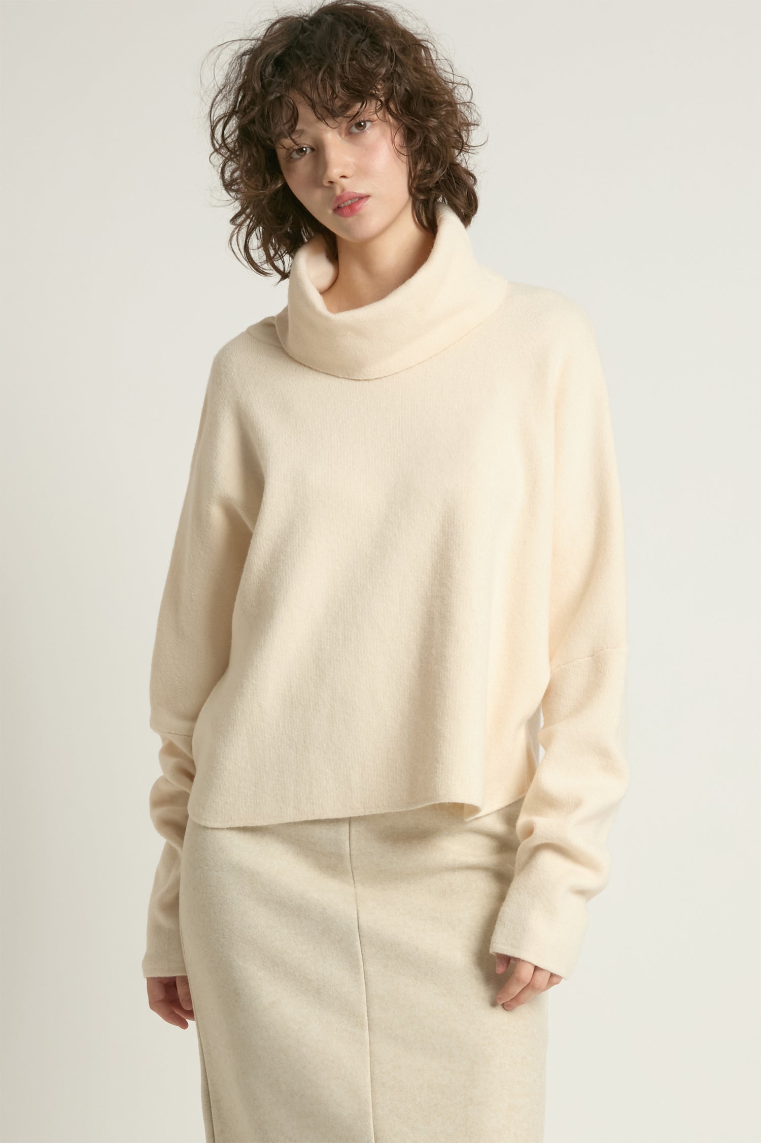 Dolman Funnelneck Pullover