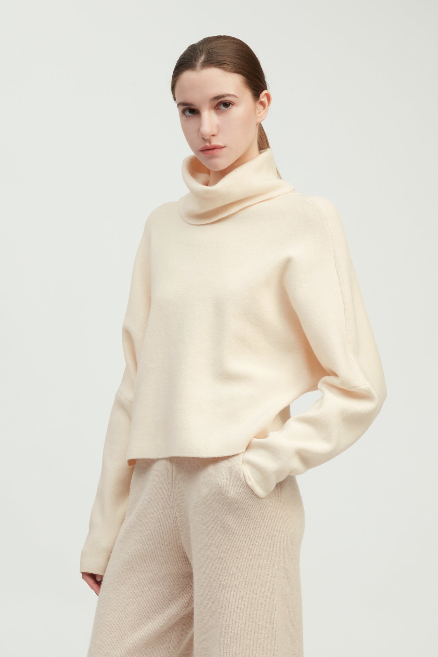 Dolman Funnelneck Pullover