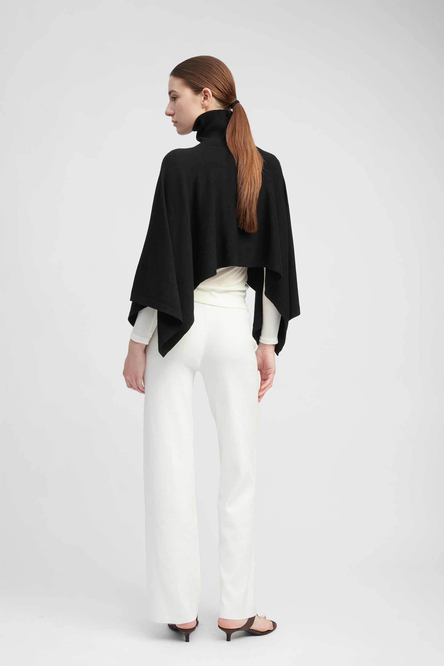 High Neck Cape Top