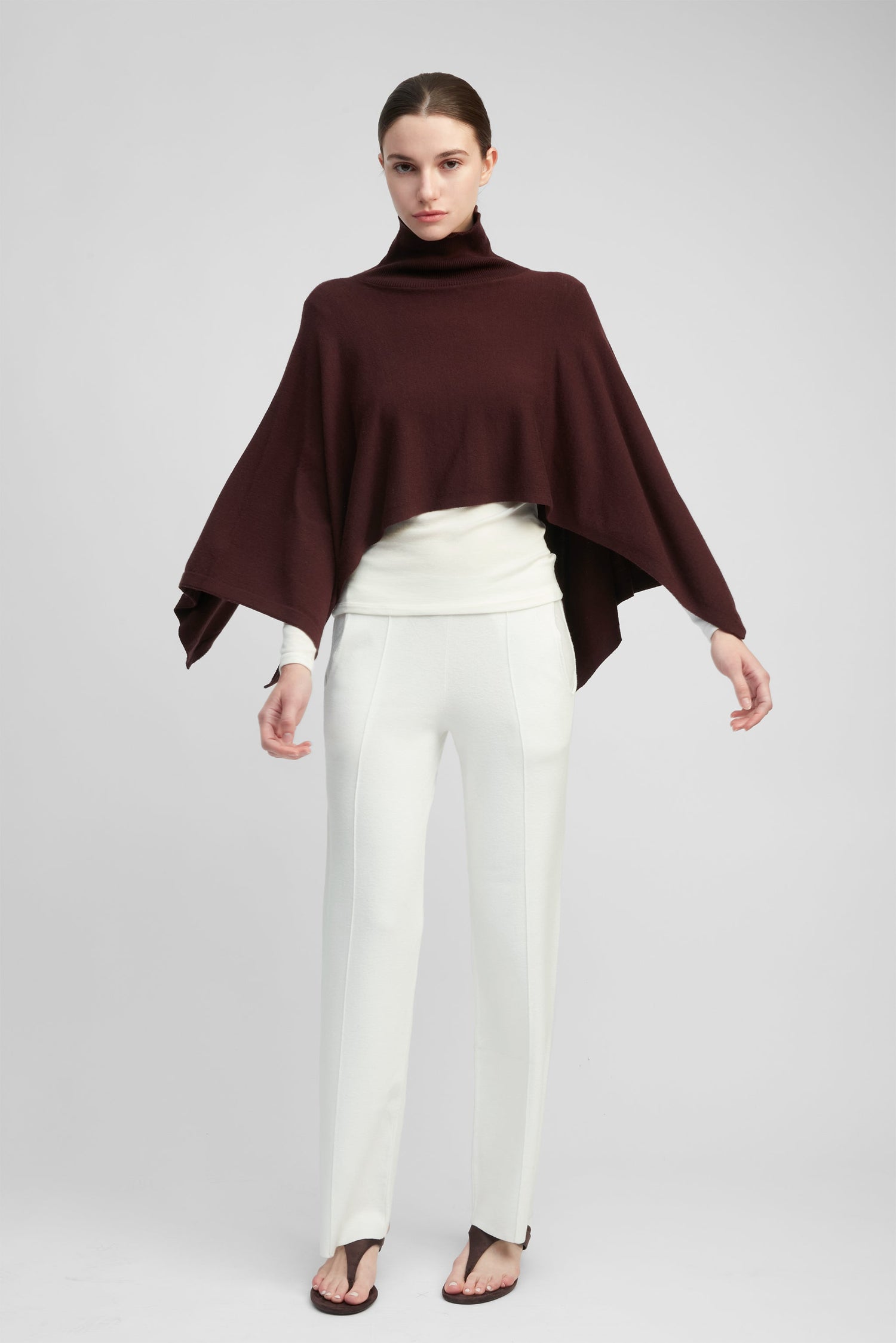 High Neck Cape Top