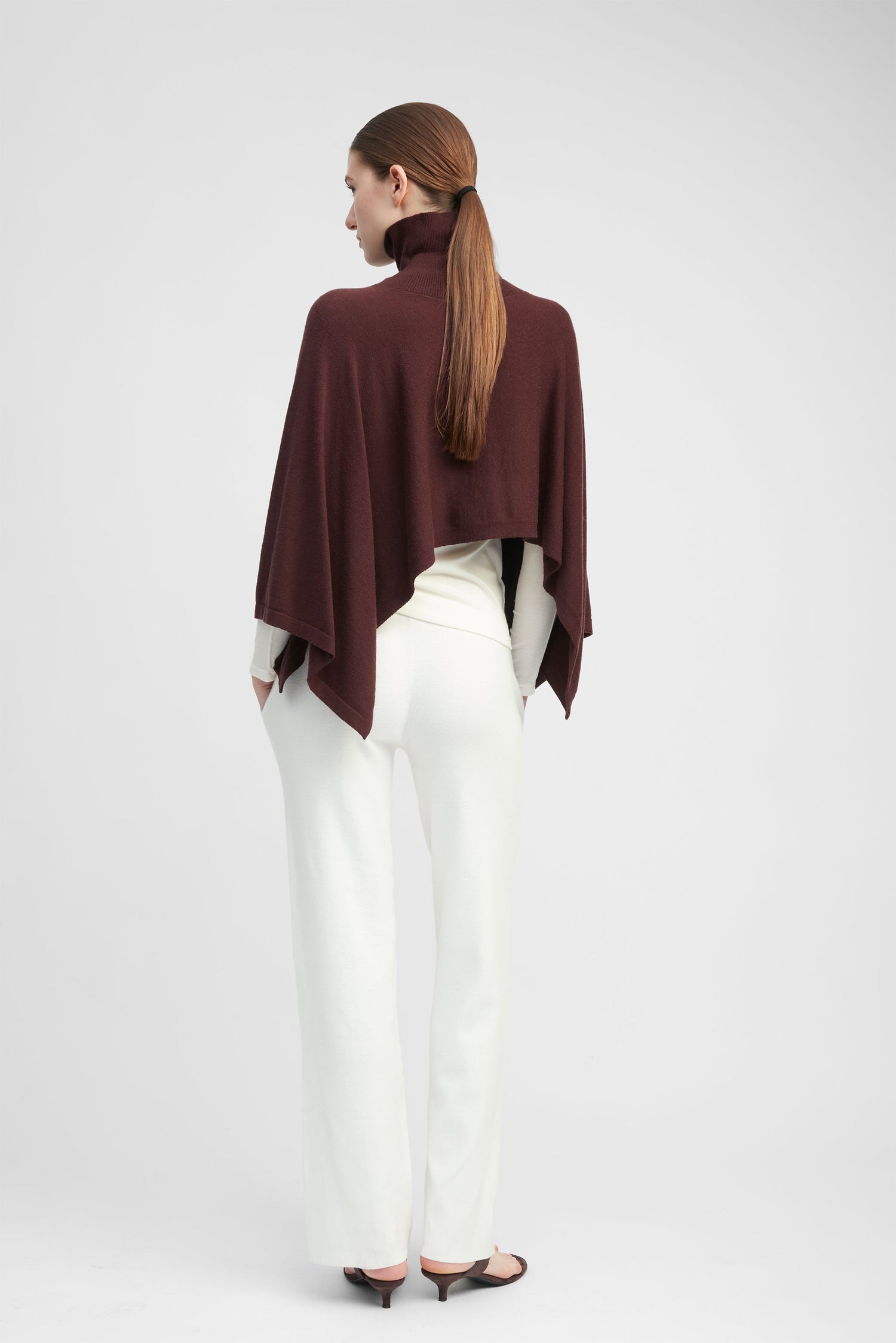 High Neck Cape Top