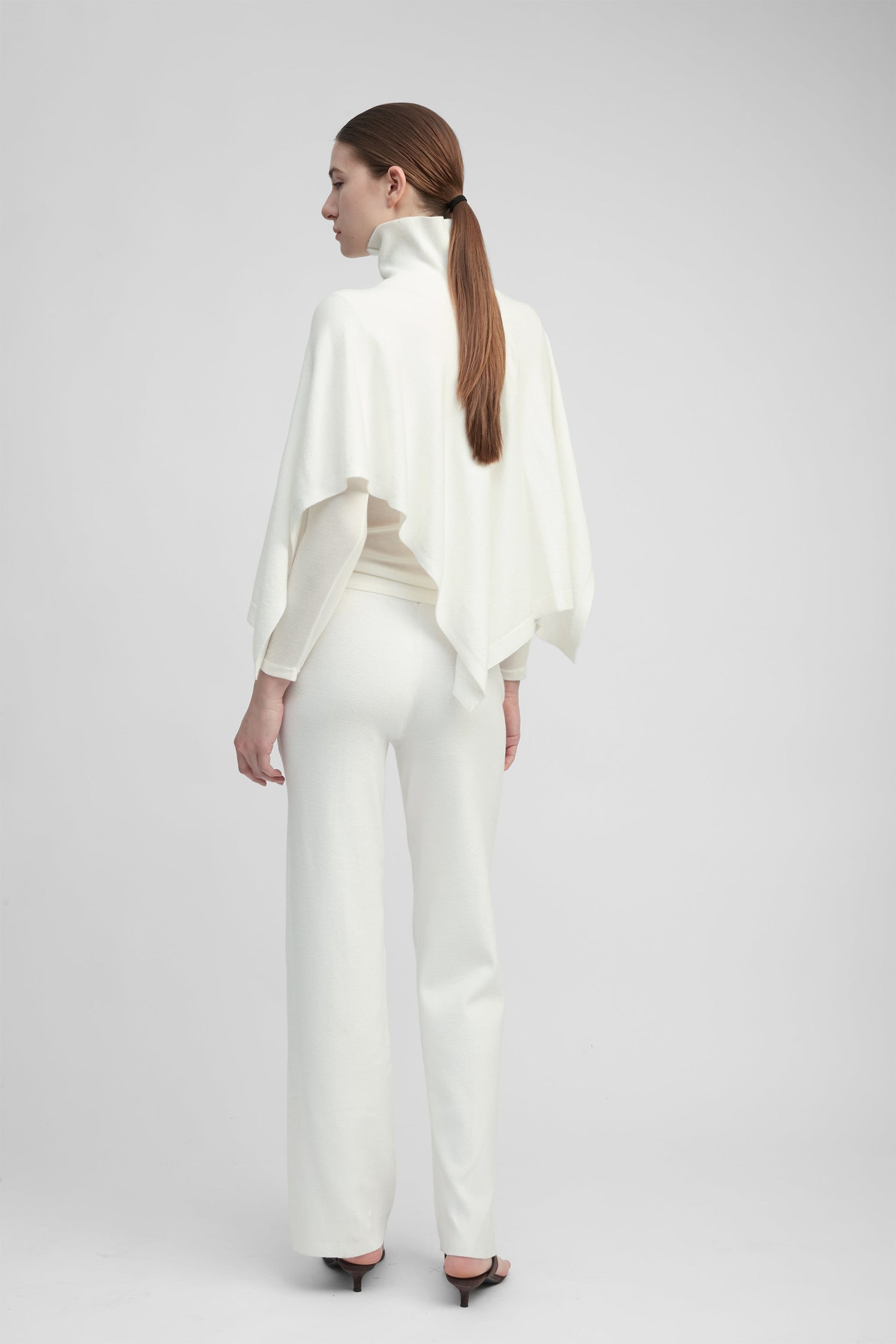 High Neck Cape Top