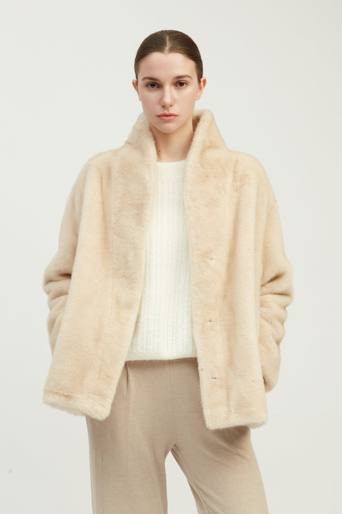 Louvre Shawl Fur Jacket
