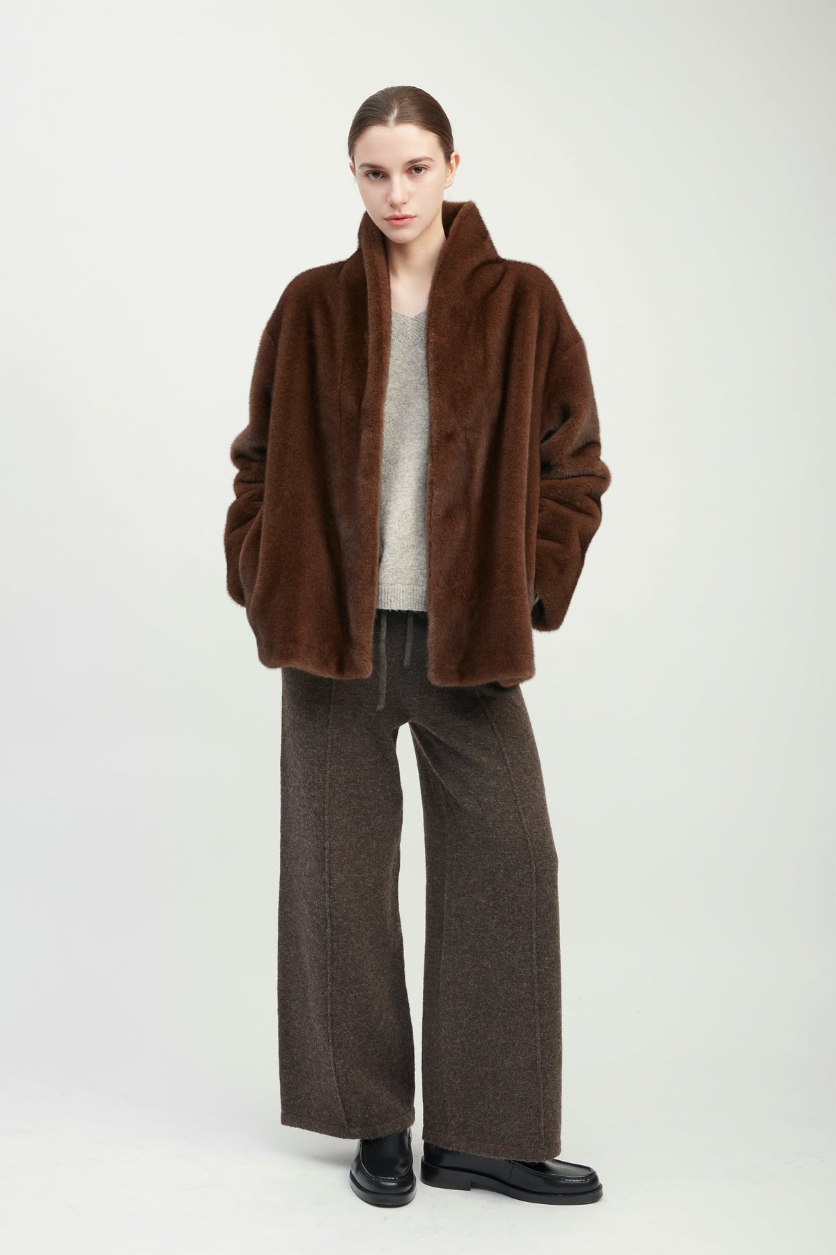 Louvre Shawl Fur Jacket
