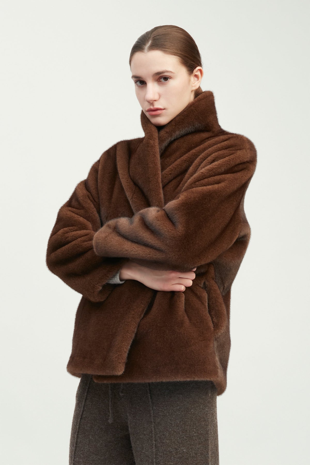 Louvre Shawl Fur Jacket