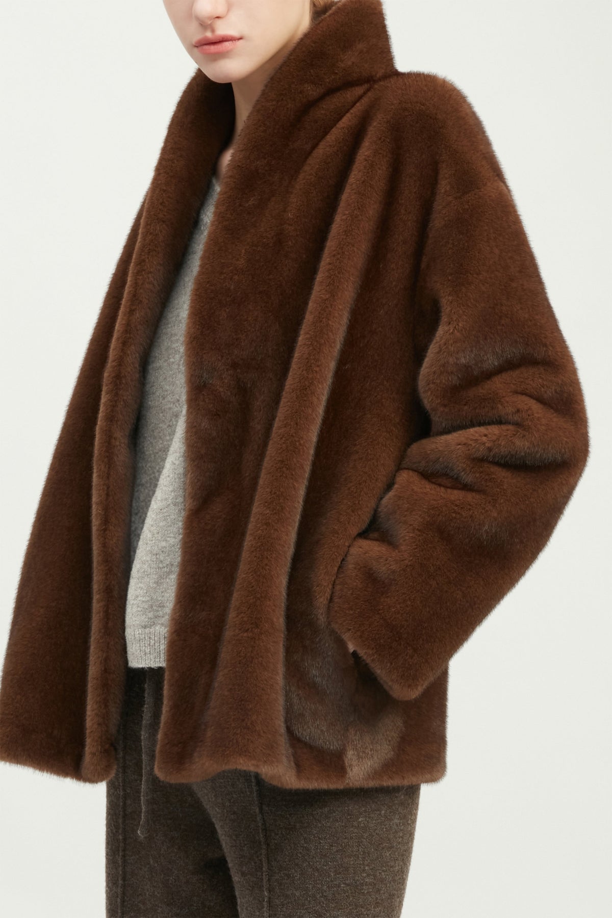 Louvre Shawl Fur Jacket