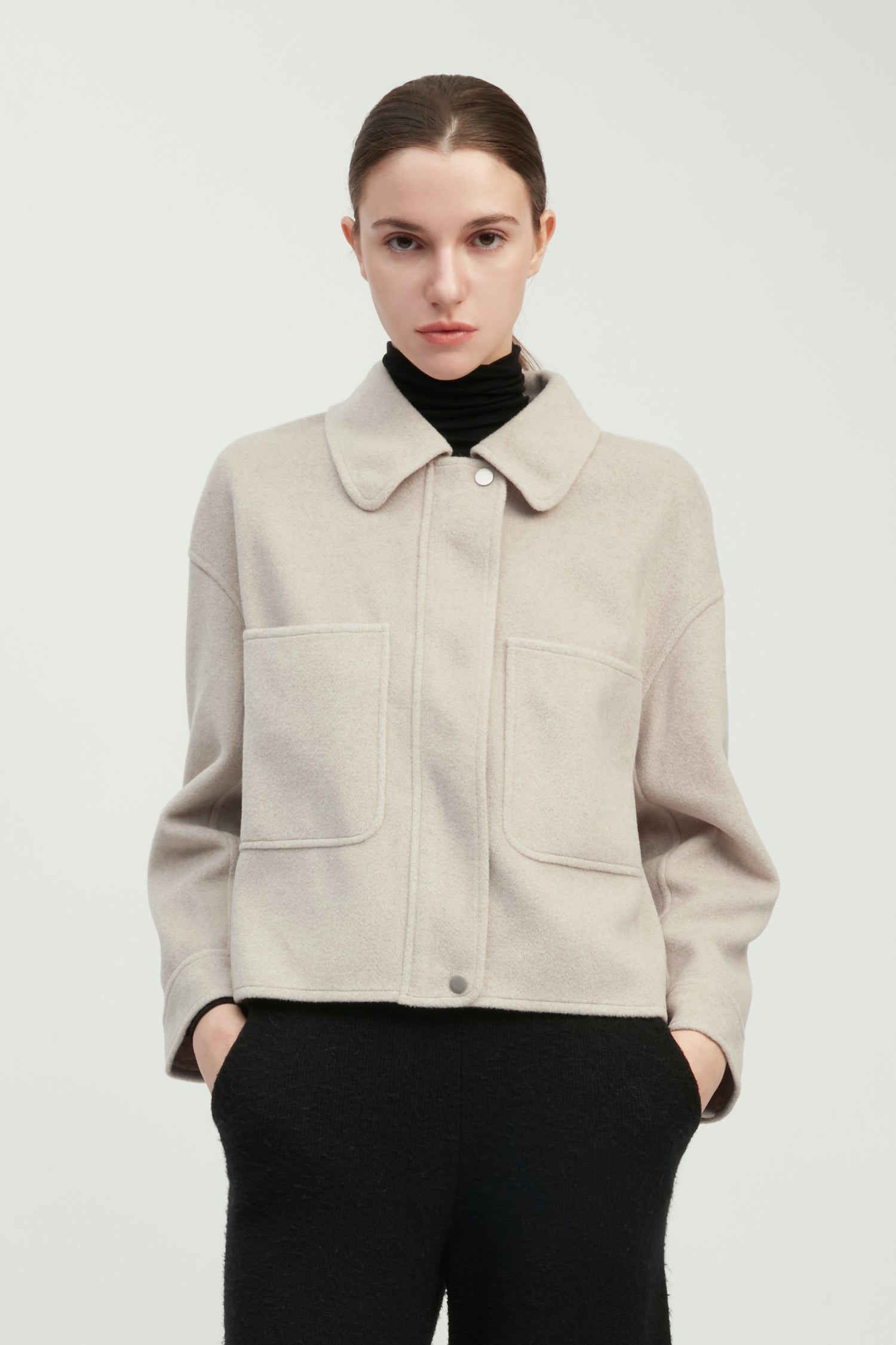 Minimal Wool Shacket