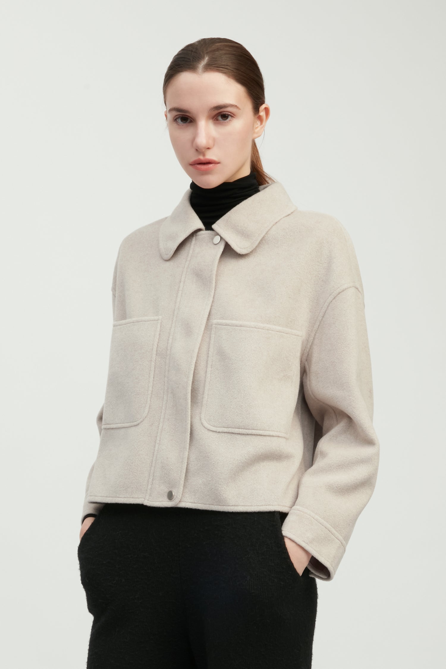 Minimal Wool Shacket