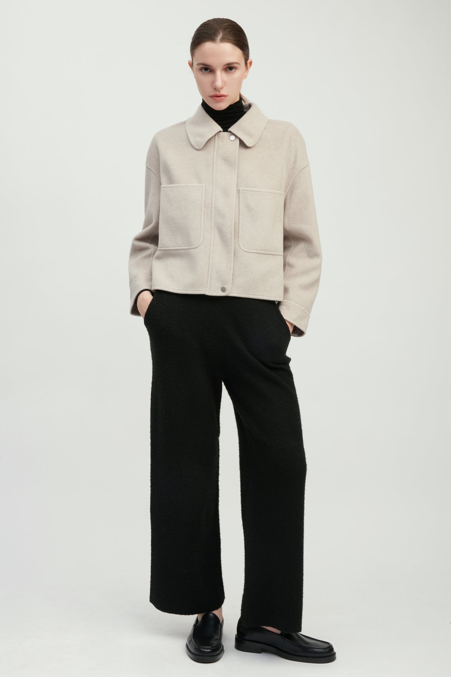 Minimal Wool Shacket