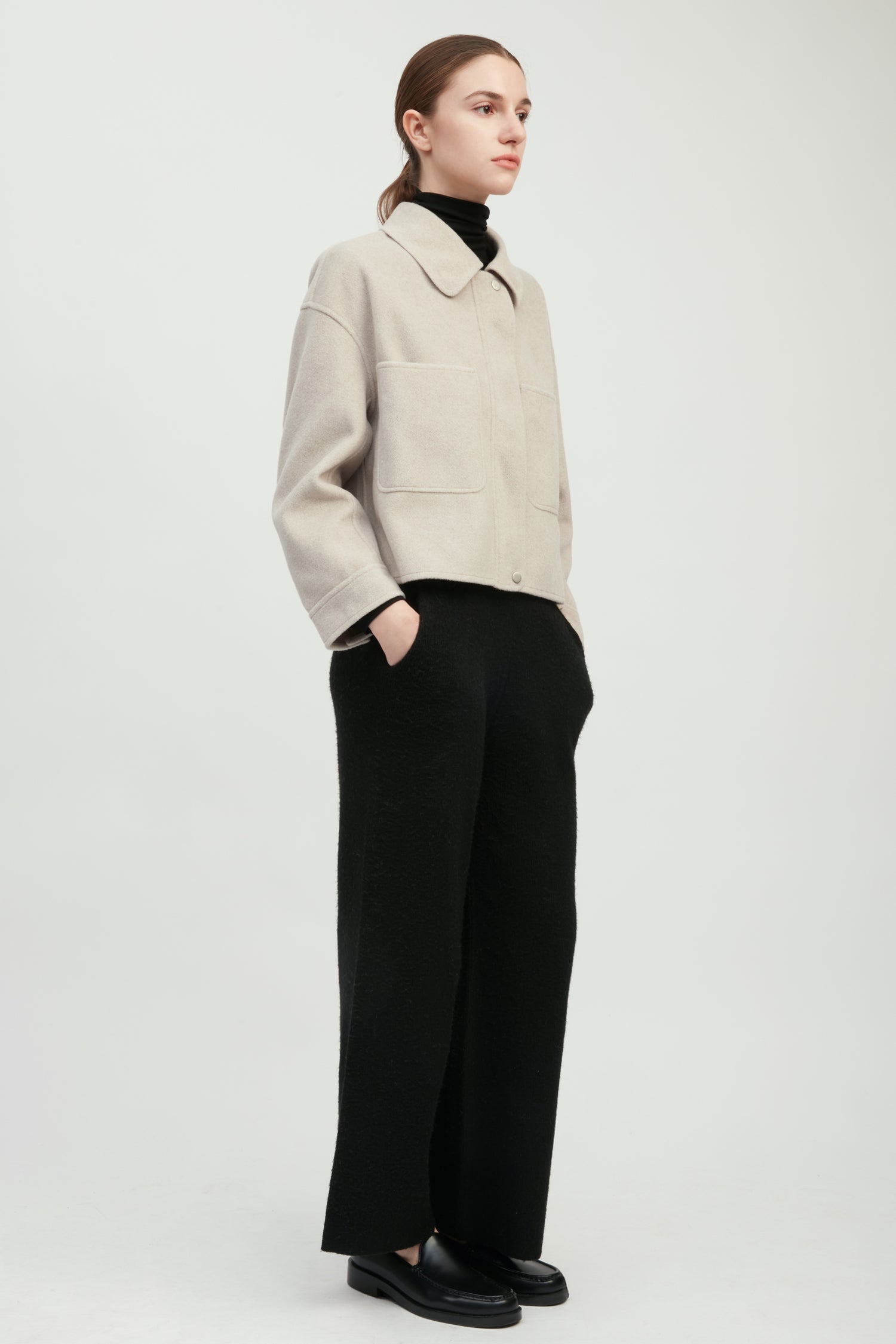 Minimal Wool Shacket