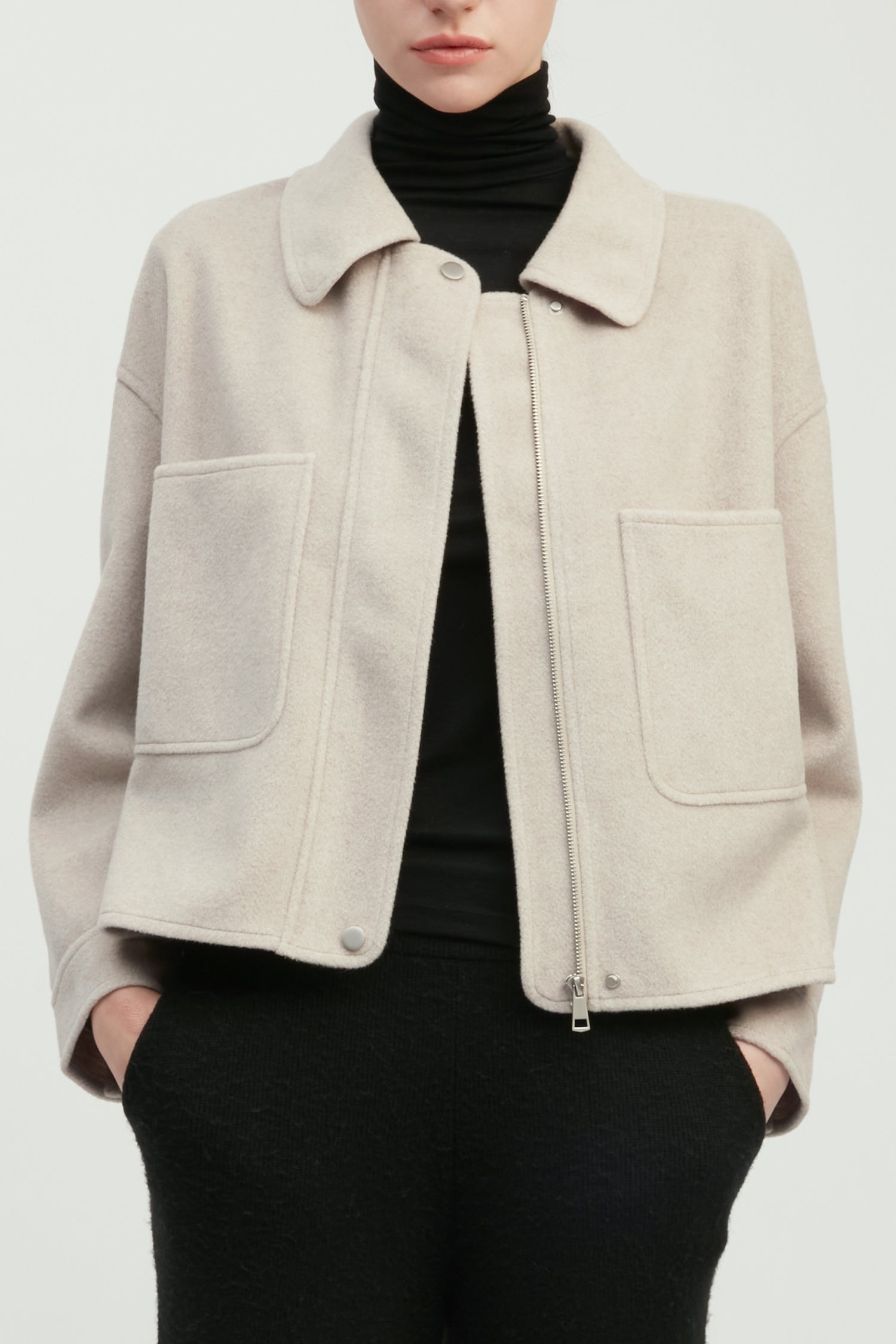Minimal Wool Shacket