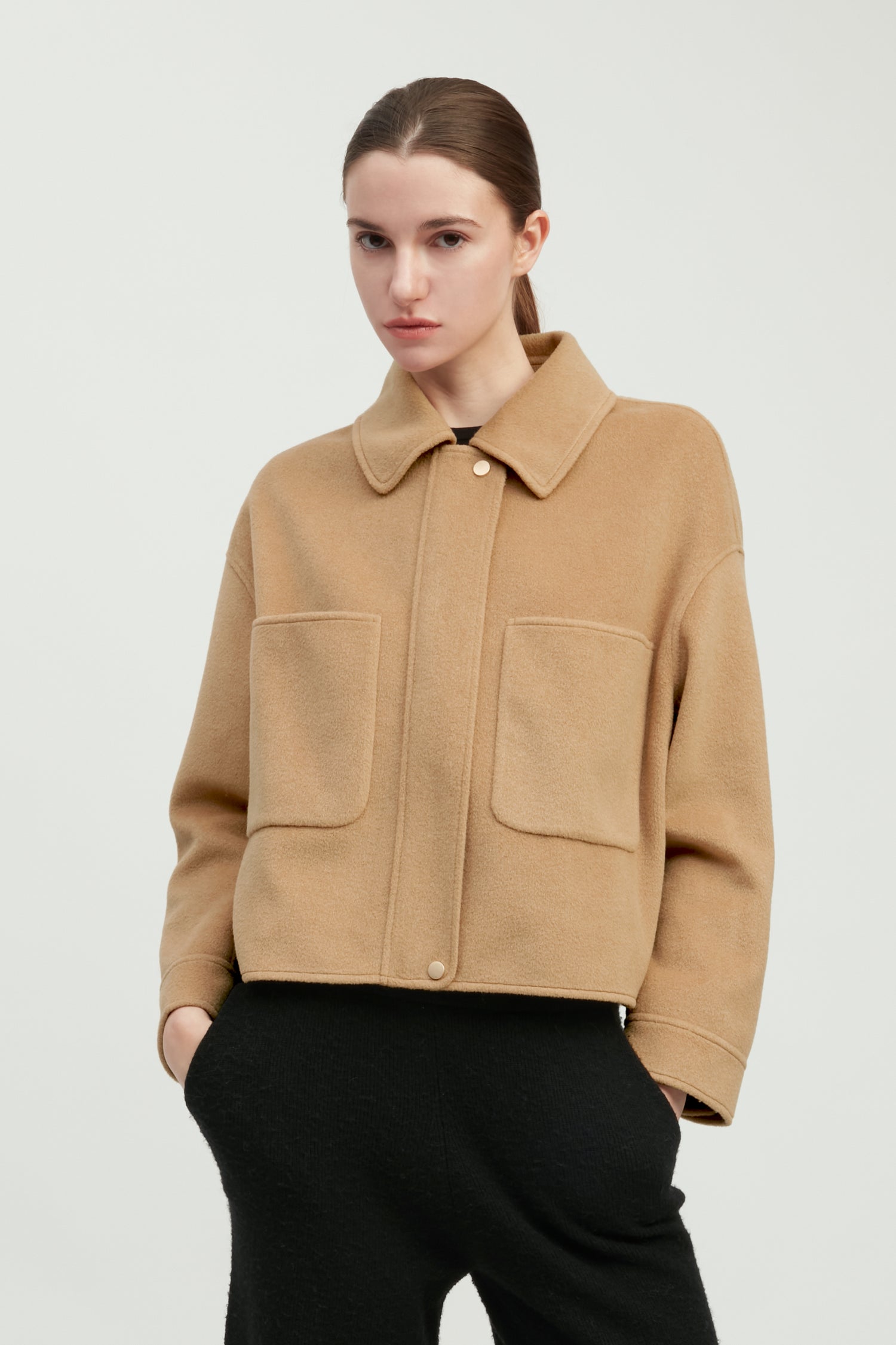 Minimal Wool Shacket